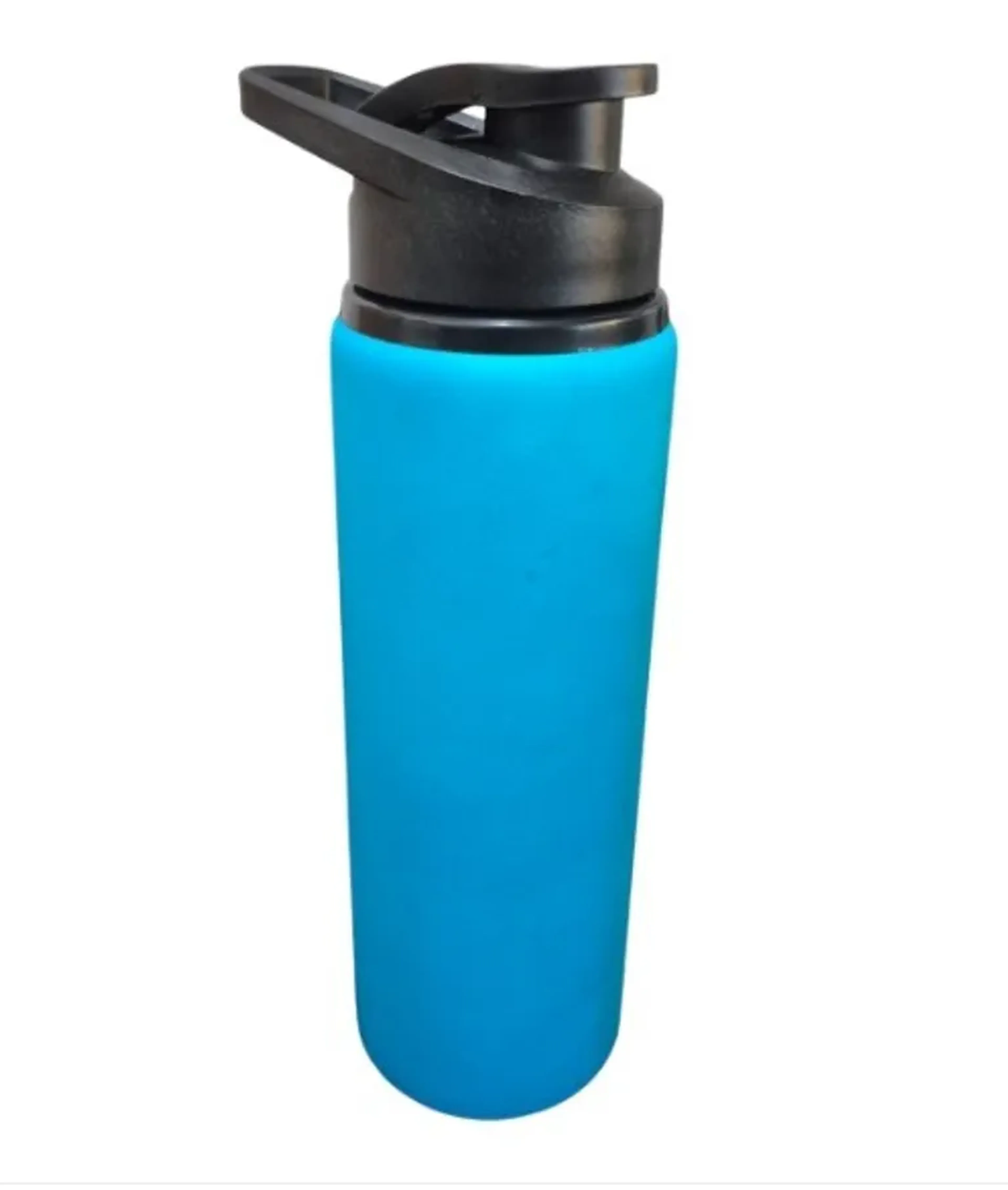 Garrafa (Squeeze) Mágica de Alumínio Fosco Azul para Sublimação imagem