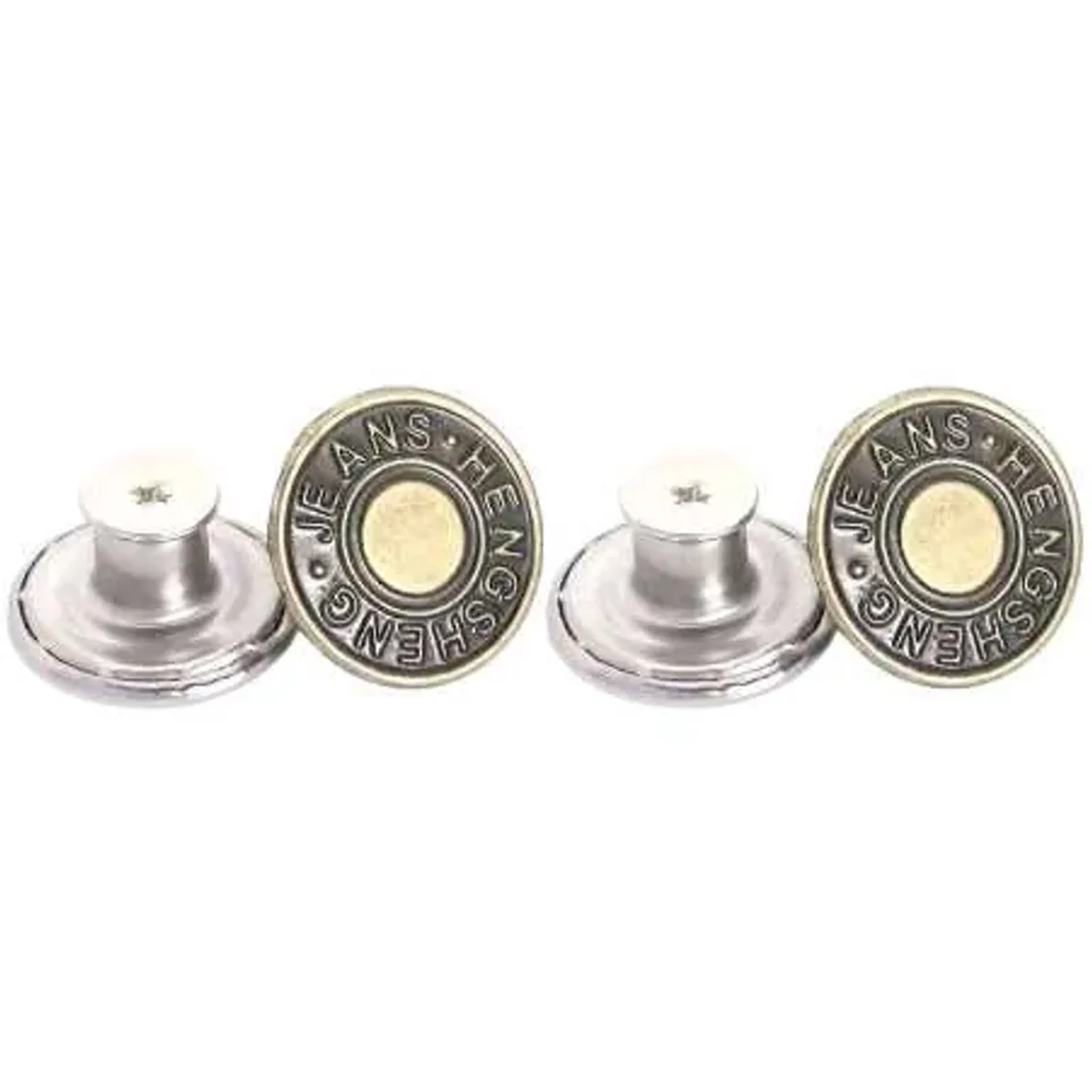 Conjunto com 02 Botões Parafusáveis – 17mm (sem chave) imagem