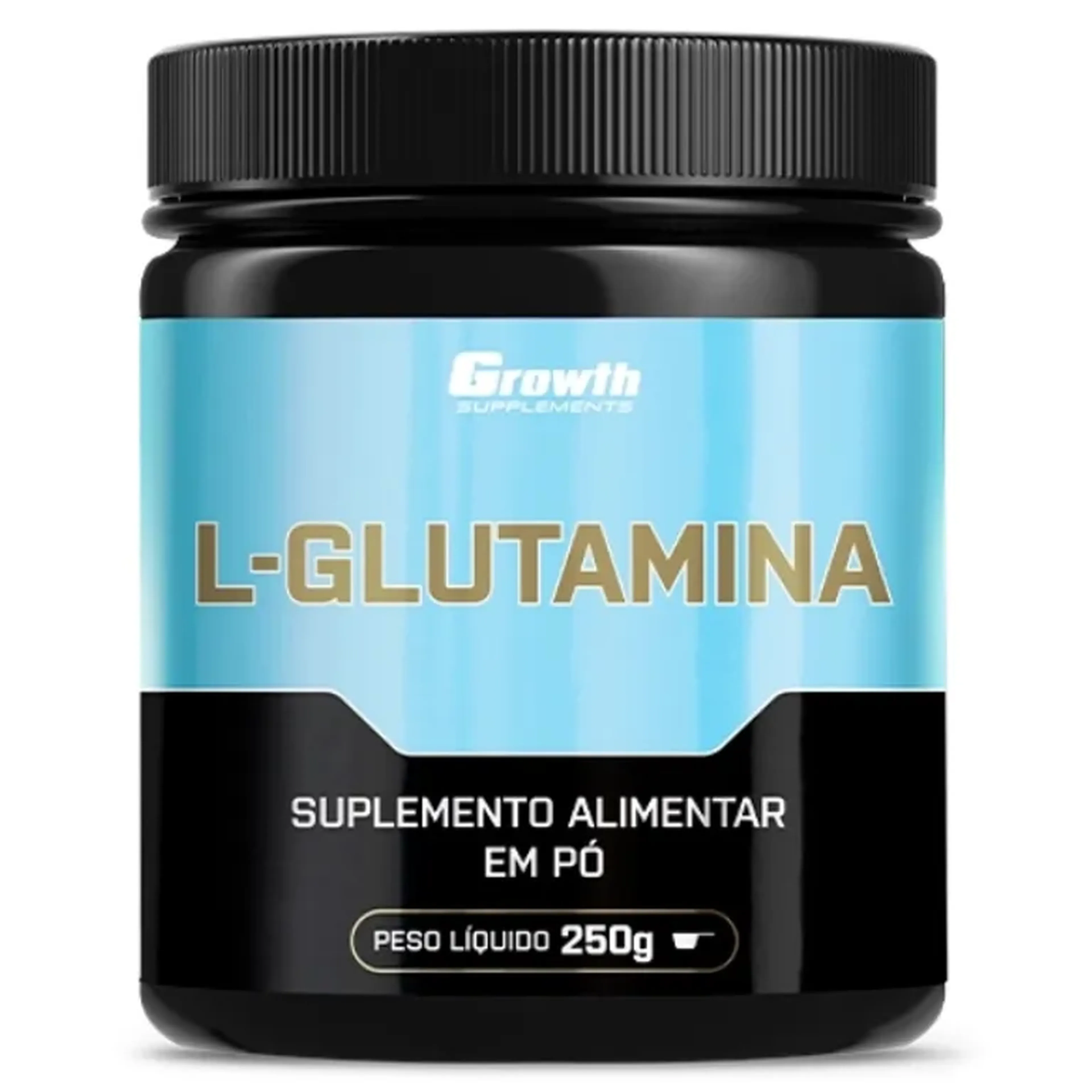 L-GLUTAMINA (250G) - GROWTH SUPPLEMENTS imagem
