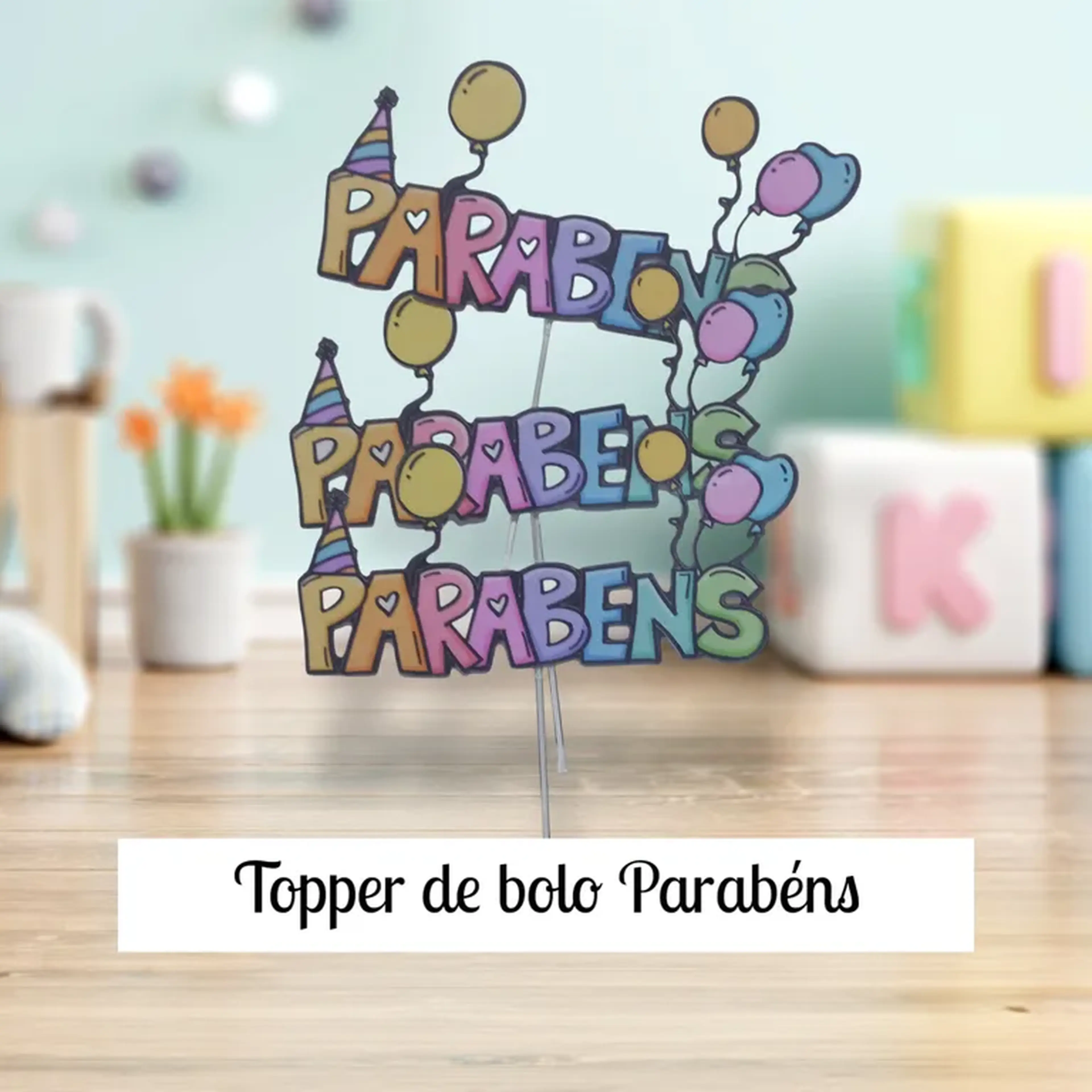 Topper de Bolo imagem