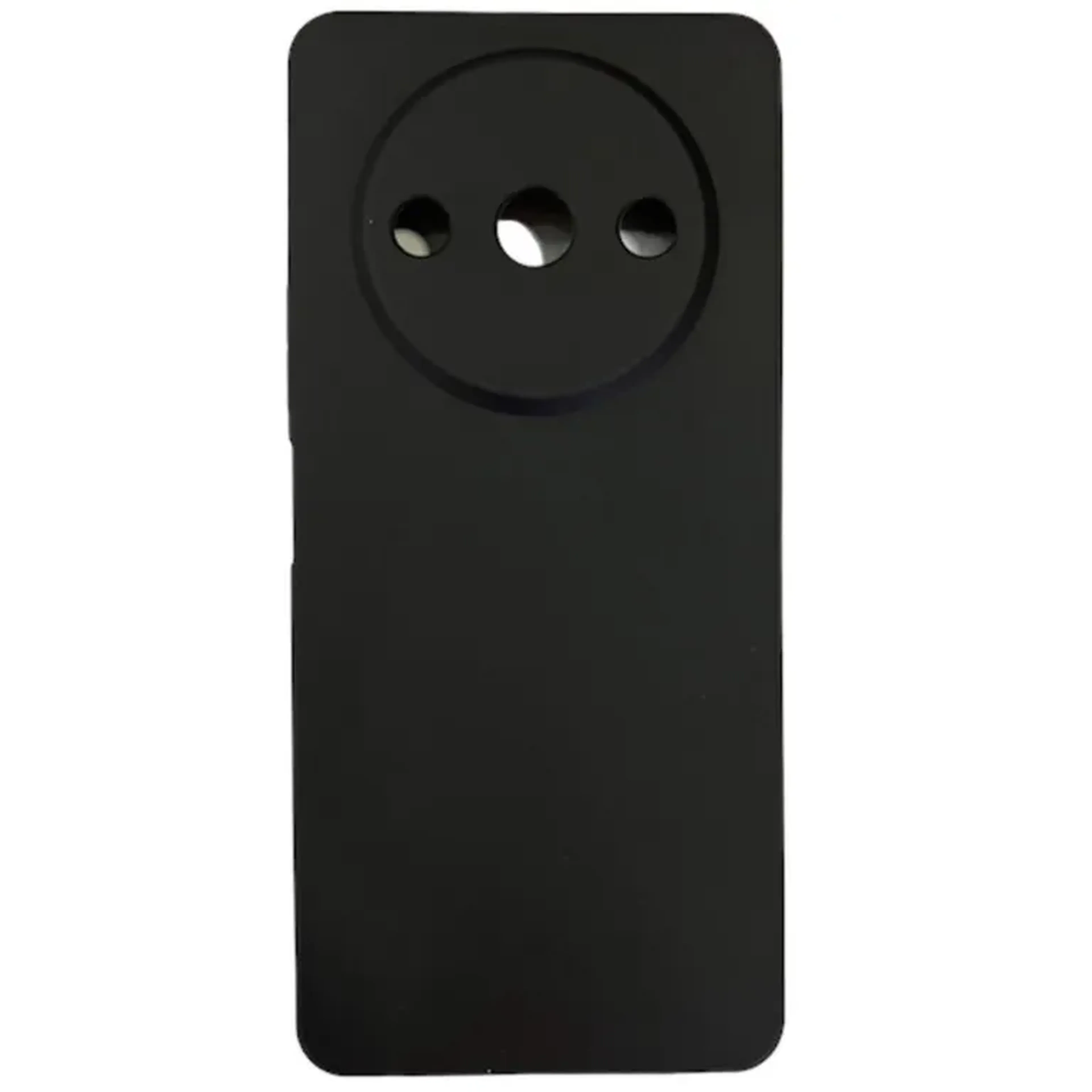 Capinha Para Redmi A3, De Silicone Aveludada (PRETA) imagem