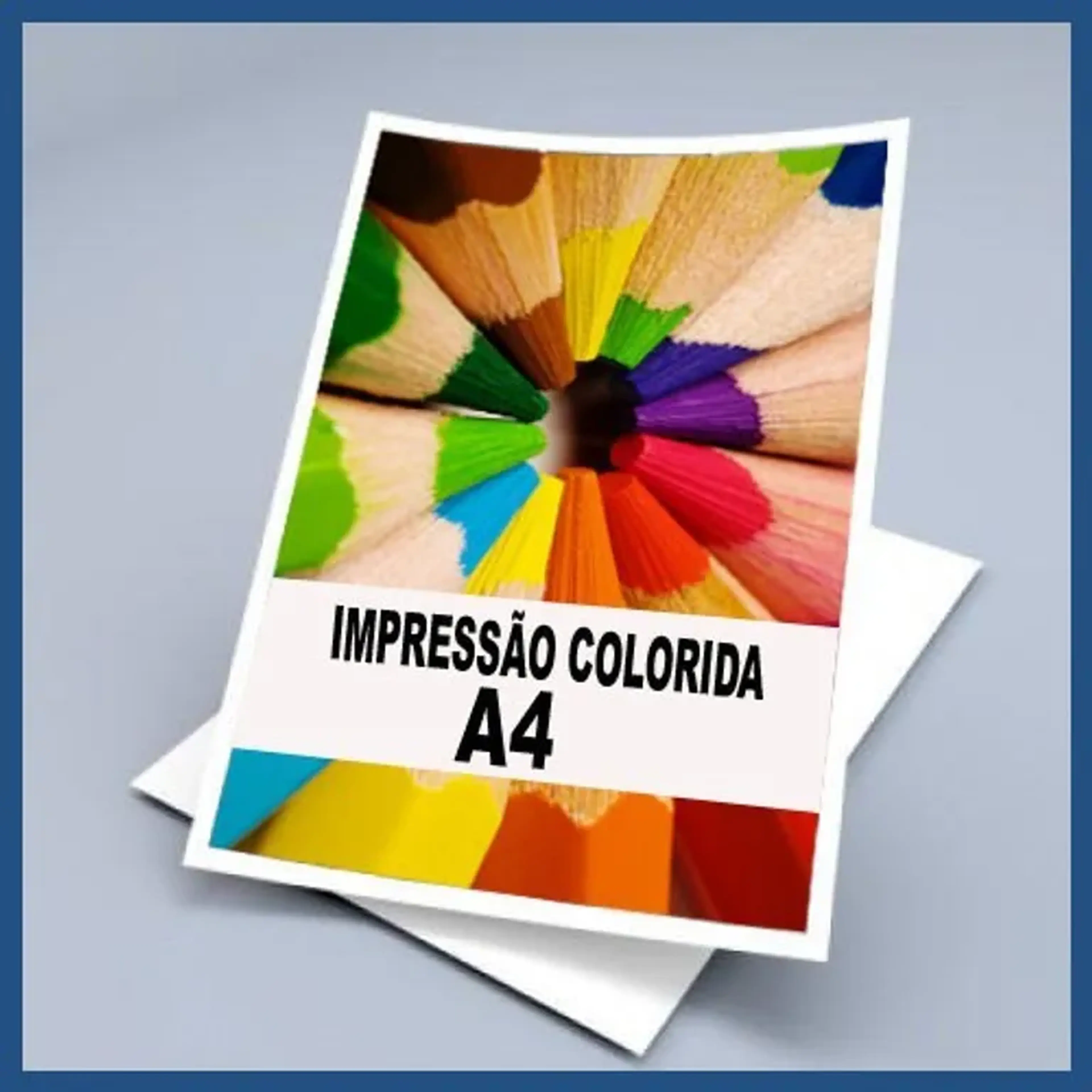 Impressão colorida imagem