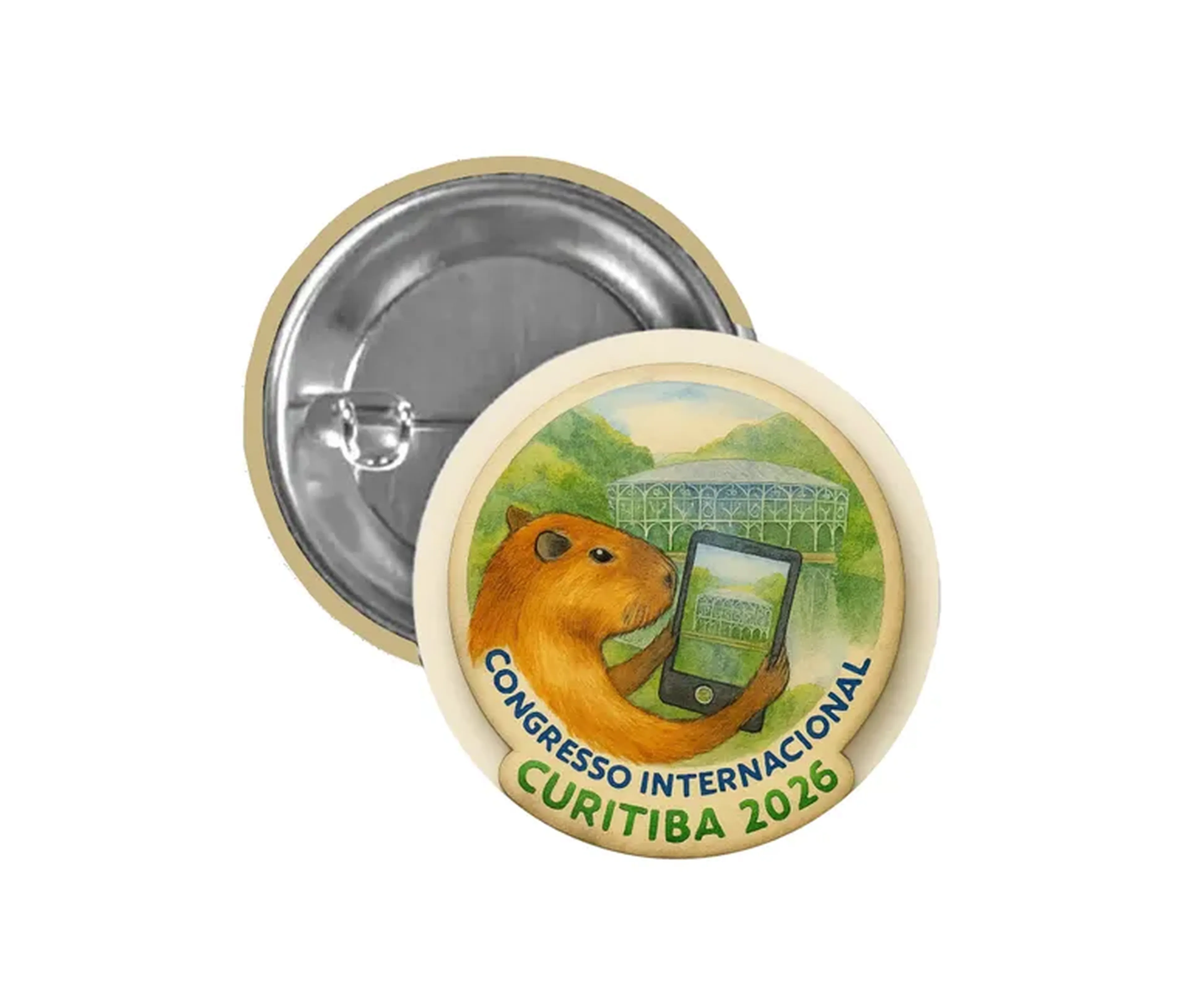 Botton Alfinete 38mm imagem