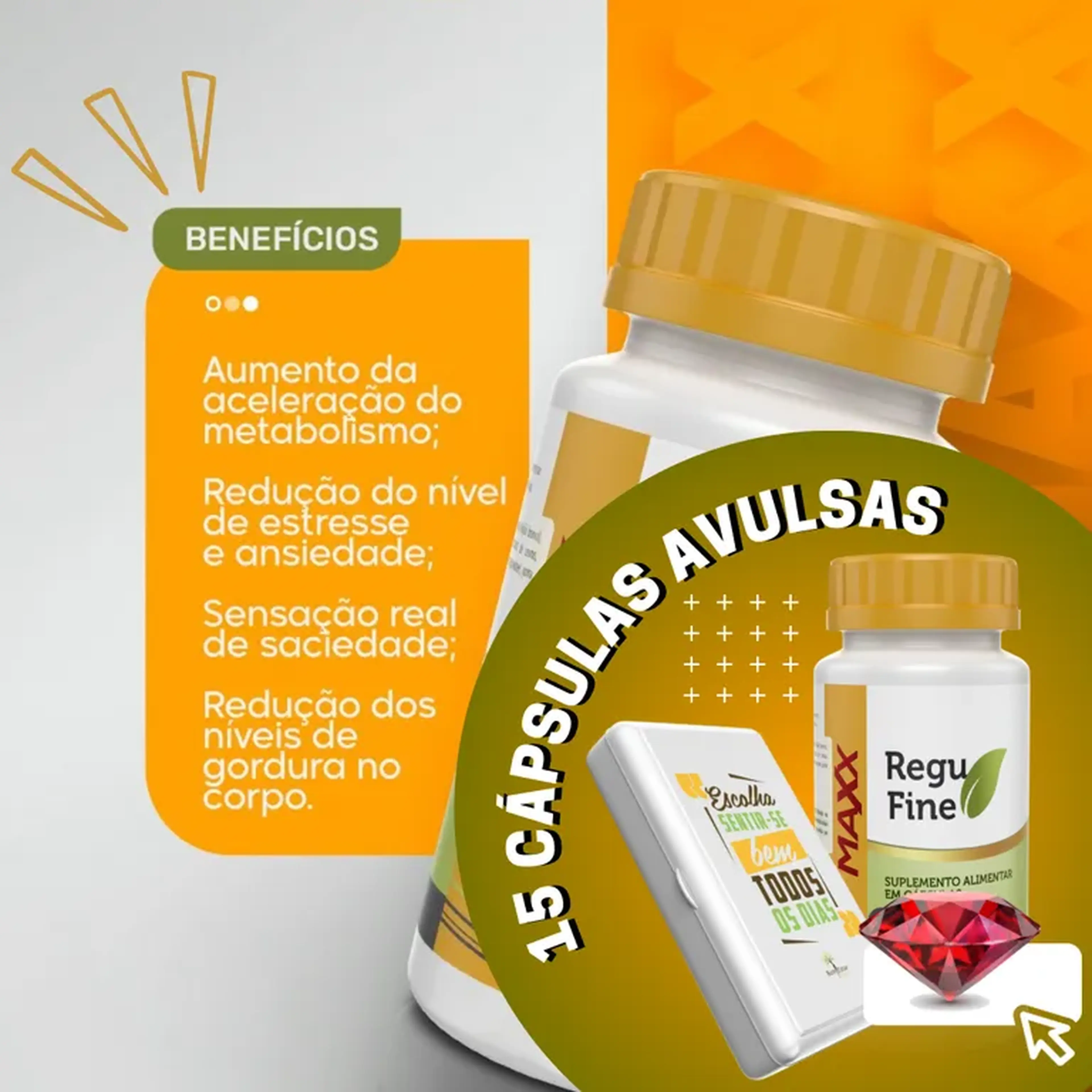 Regu Max 15 cápsulas avulsa imagem