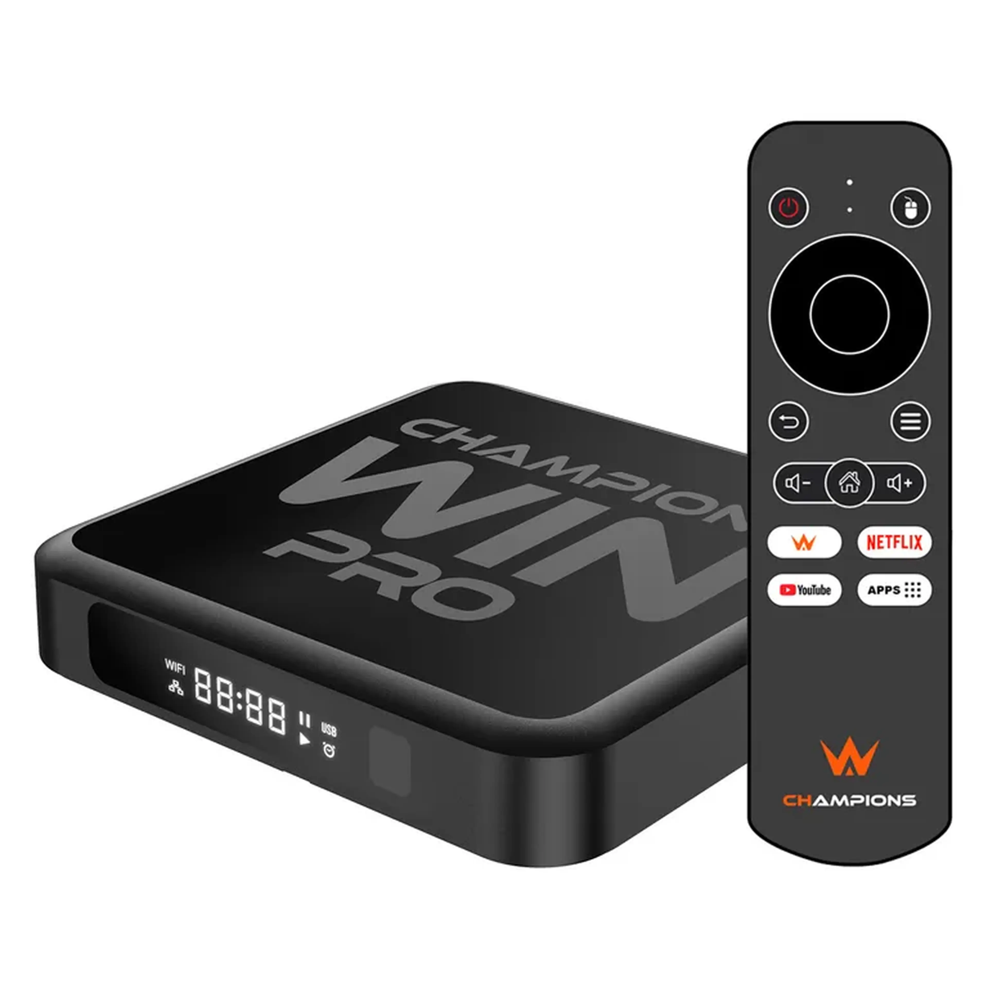 Receptor Champions Win Pro 8GB 2GB RAM Wifi 4K imagem