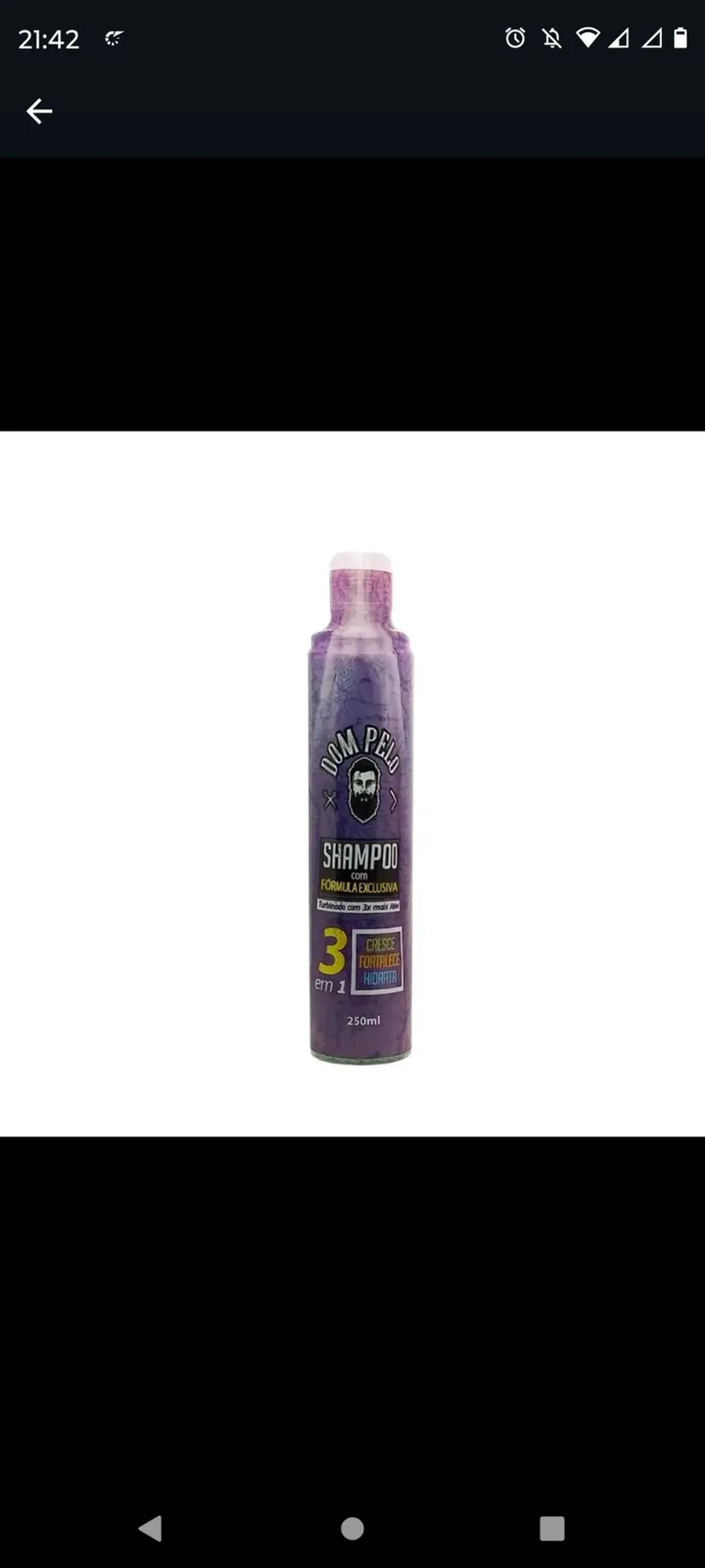 Shampoo minoxidil imagem