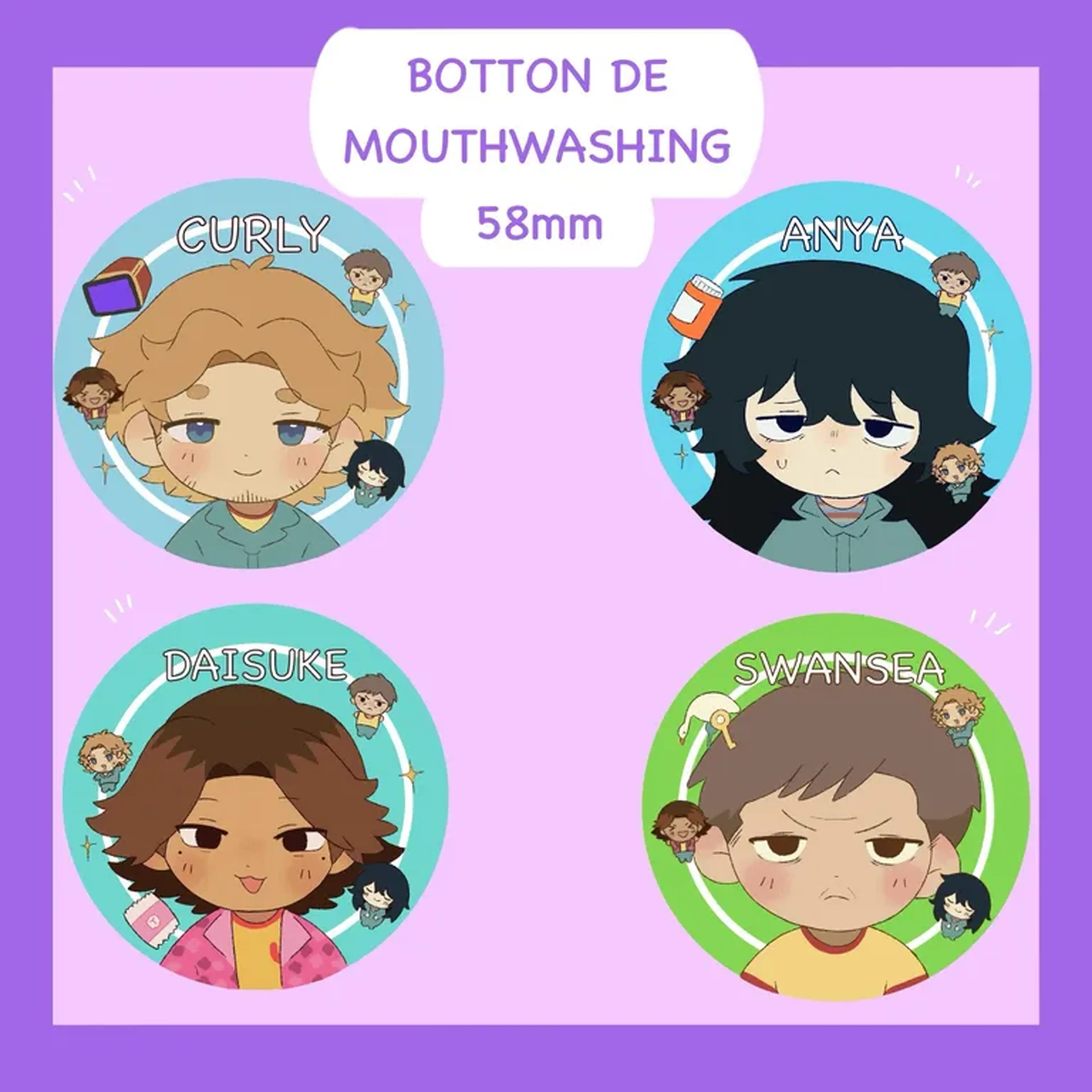 BOTTON INDIVIDUAIS DE MOUTHWASHING imagem
