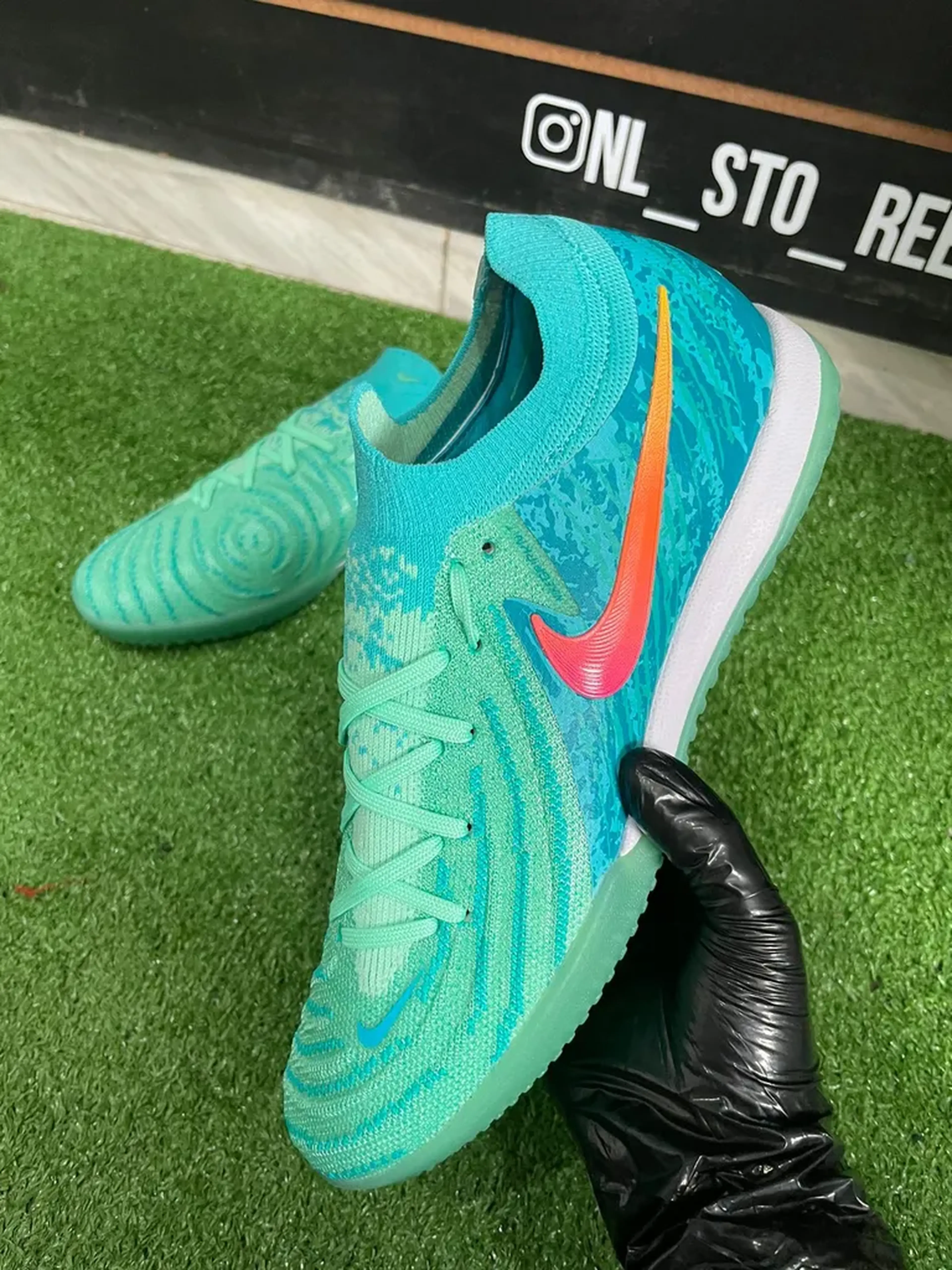 Chuteira GX 2 pro Luna Verde FUTSAL imagem