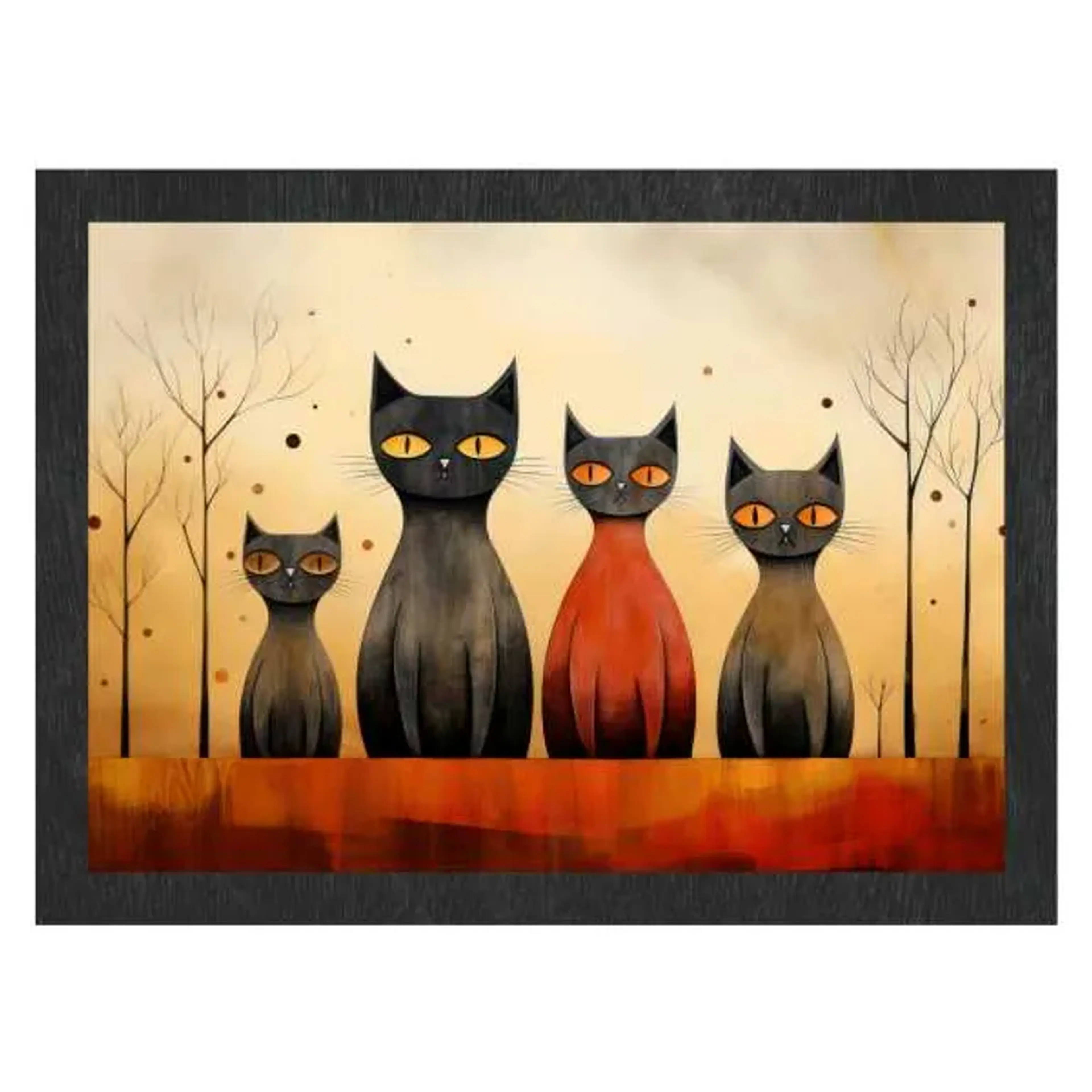 Quadro Decorativo Gatos - 50x70cm imagem
