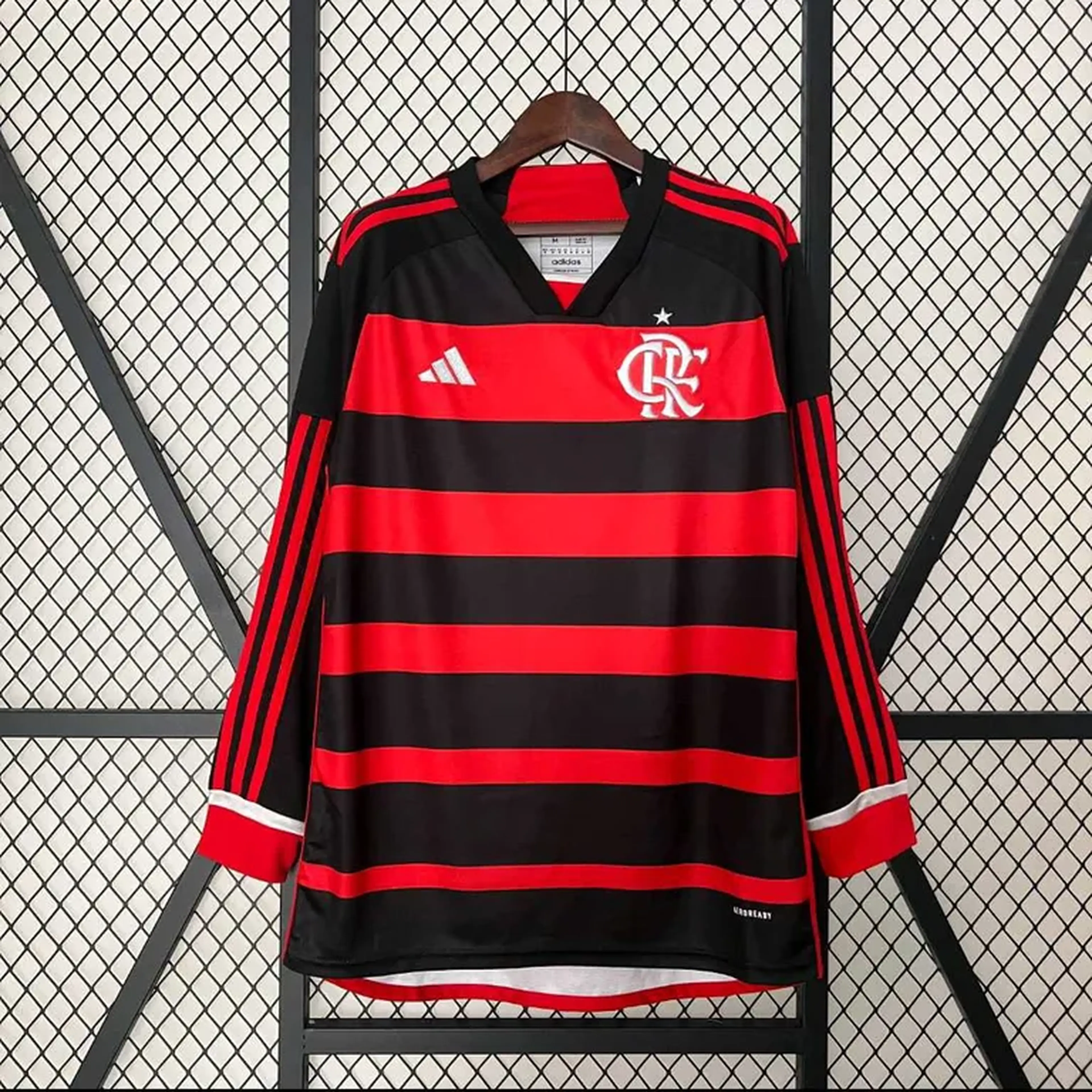 Camisa Flamengo Manga Longa 24 25 imagem