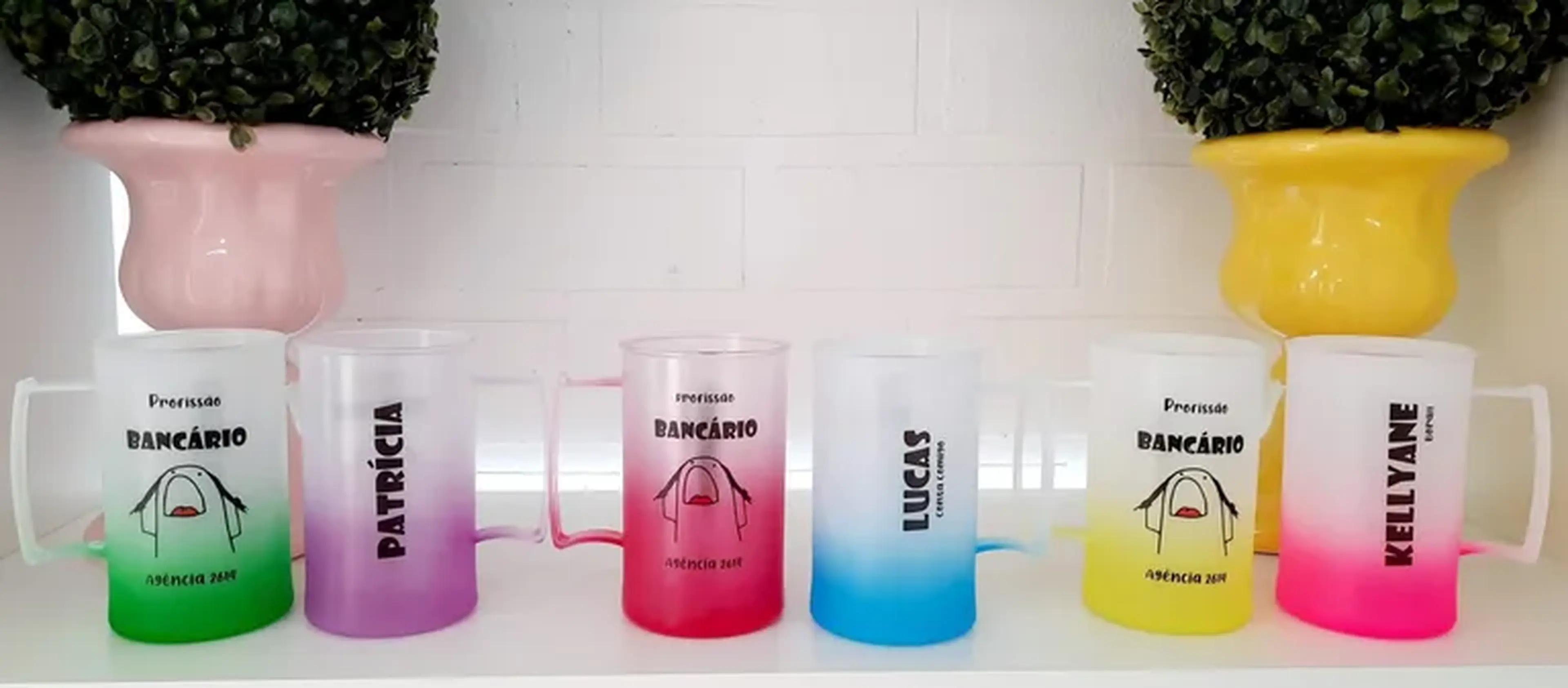 Caneca de chopp degradê imagem