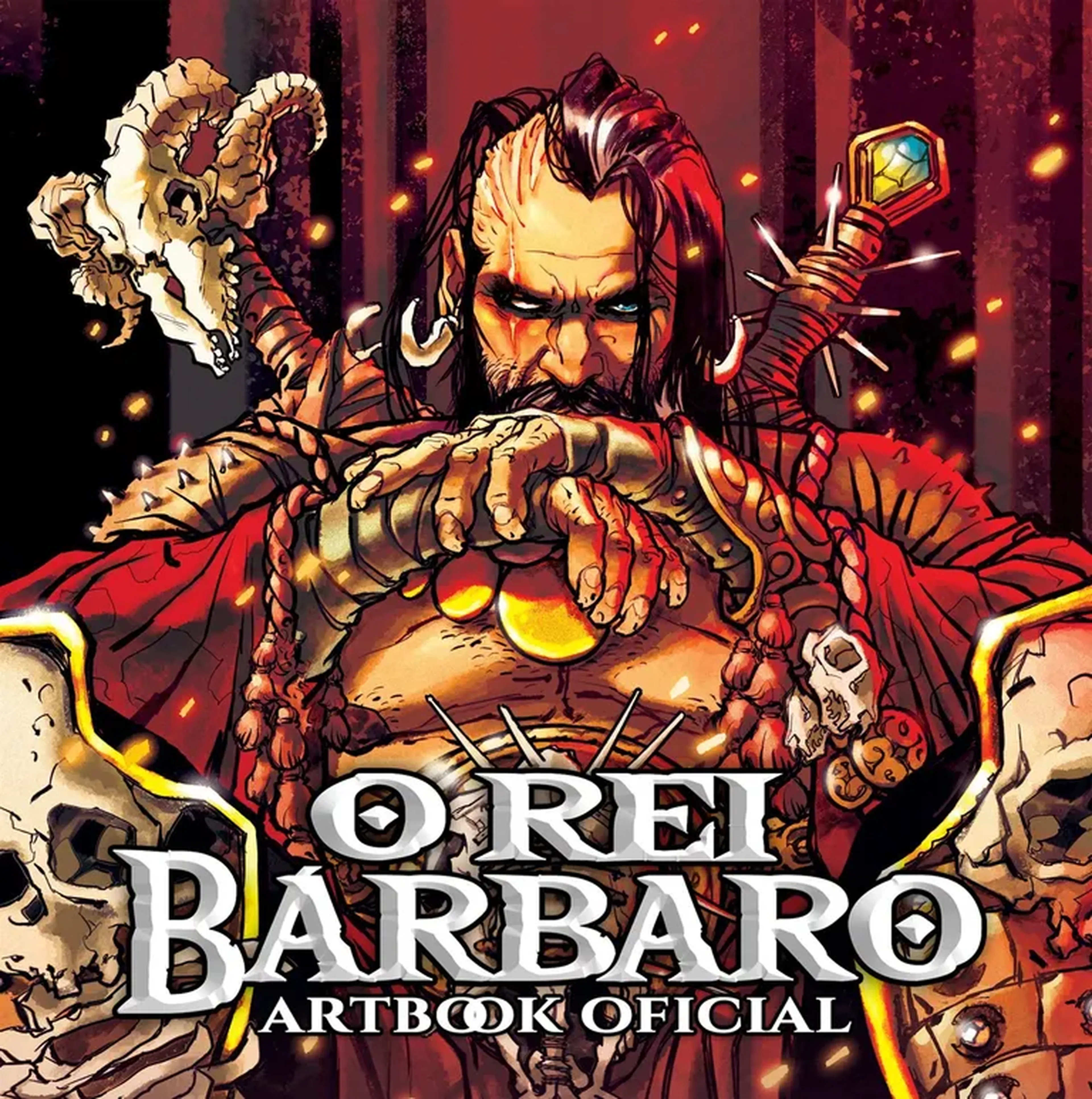 O Rei Bárbaro Artbook imagem