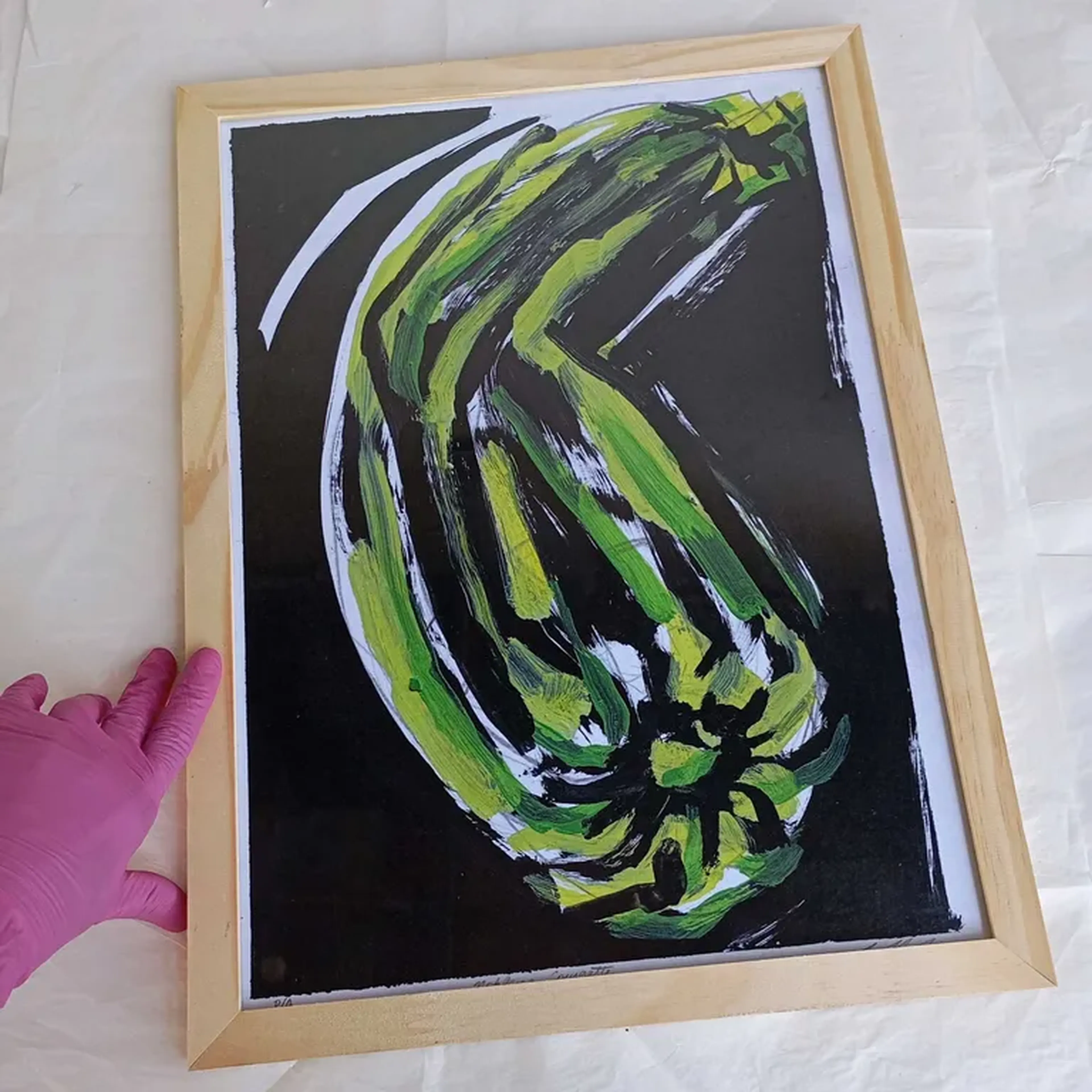 Para 5° C - Noblesse courgette - 30x42 cm moldura plana imagem