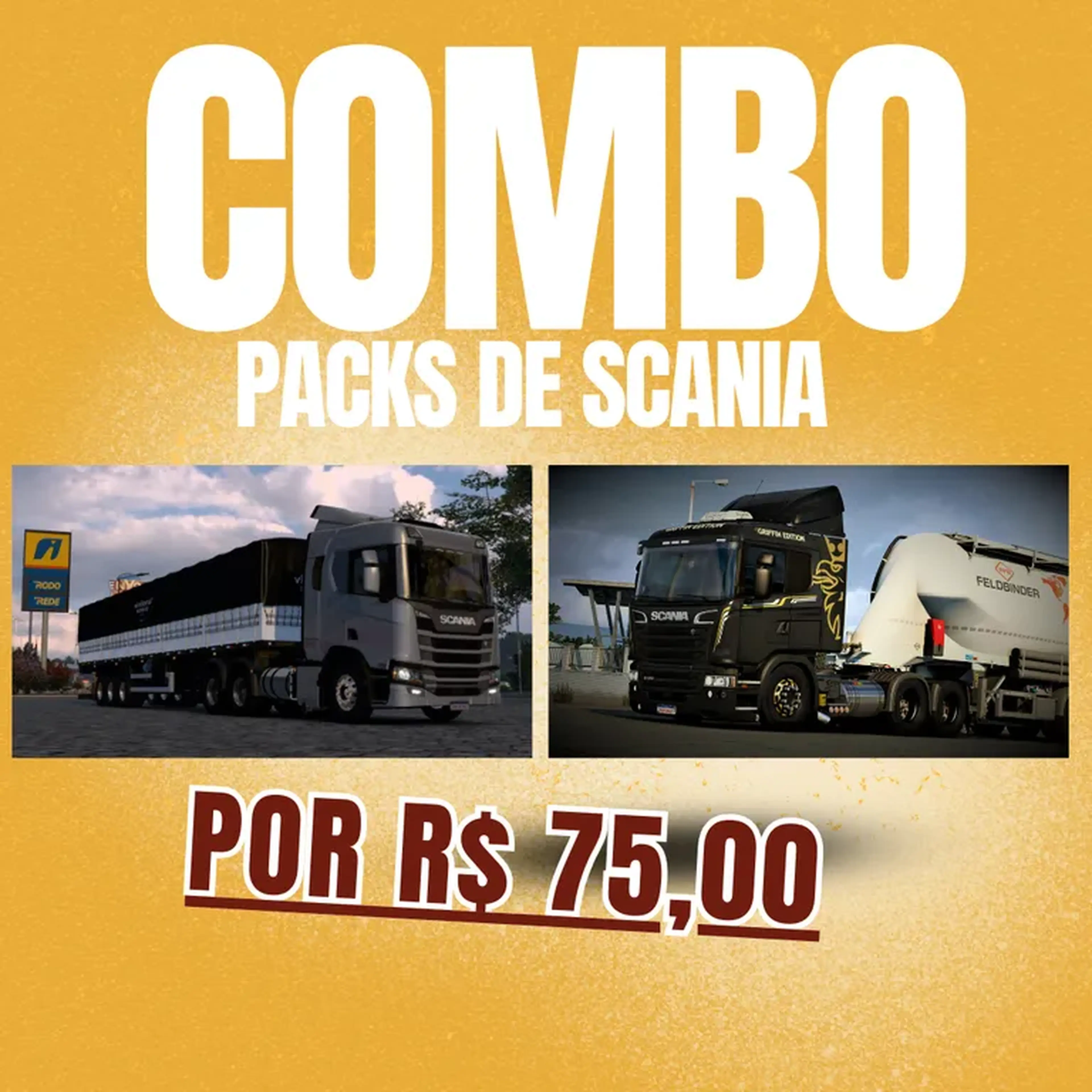 COMBO PACK DE SCANIAS SÉRIE 4 e 5 E PACK SÉRIE 6 NTG imagem