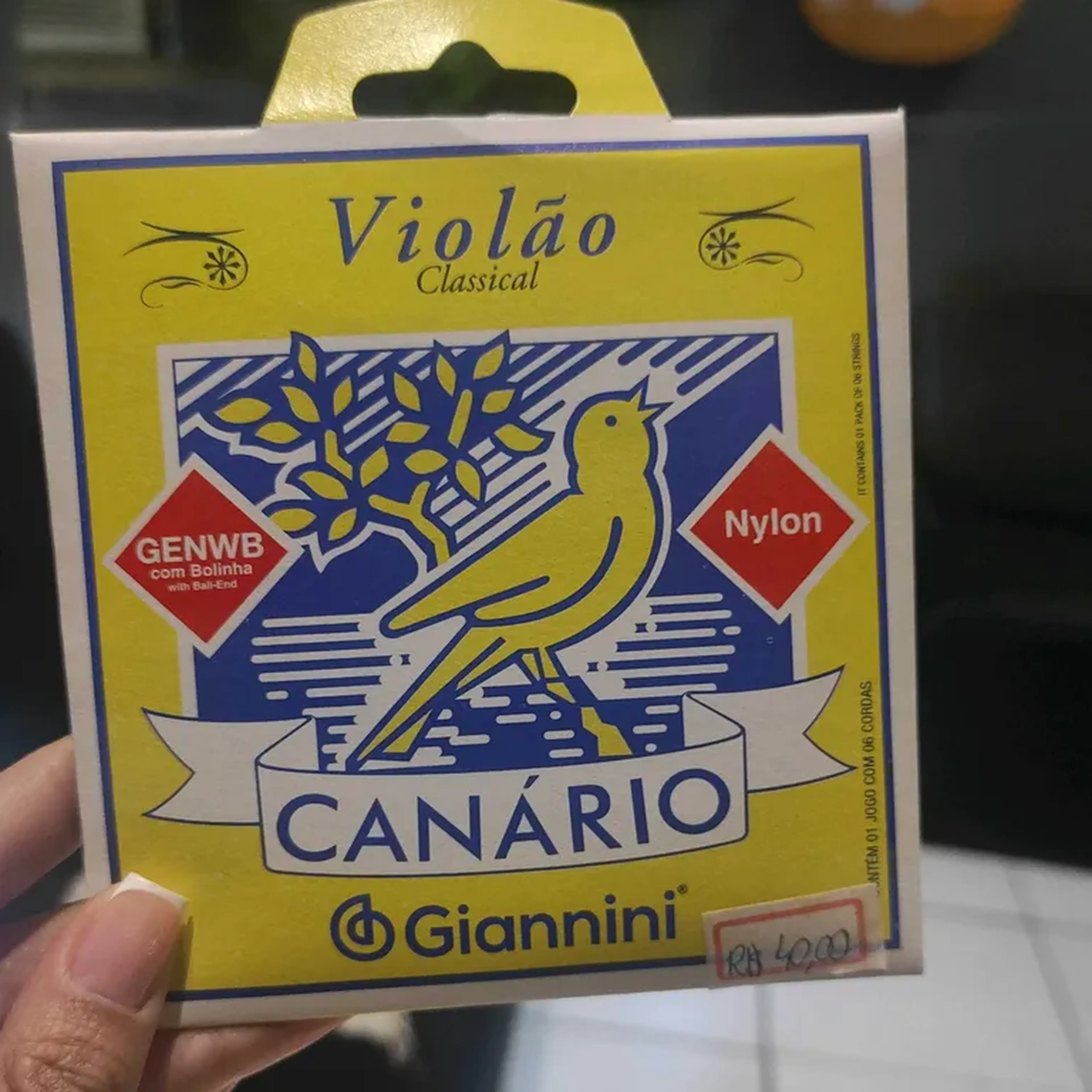 Enc. Canário Violão Nylon imagem