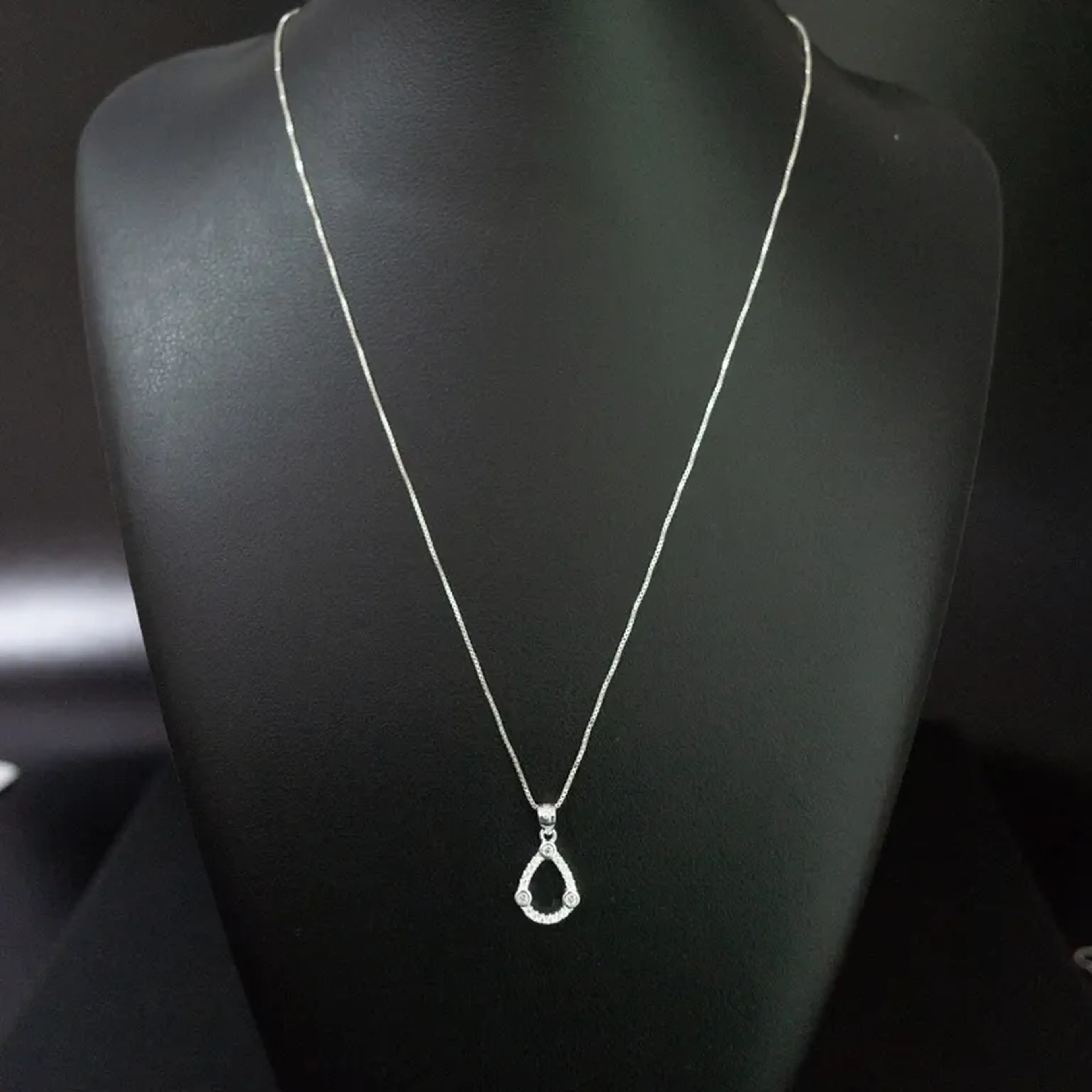 Colar em Prata 925 Corrente Veneziana 45cm imagem