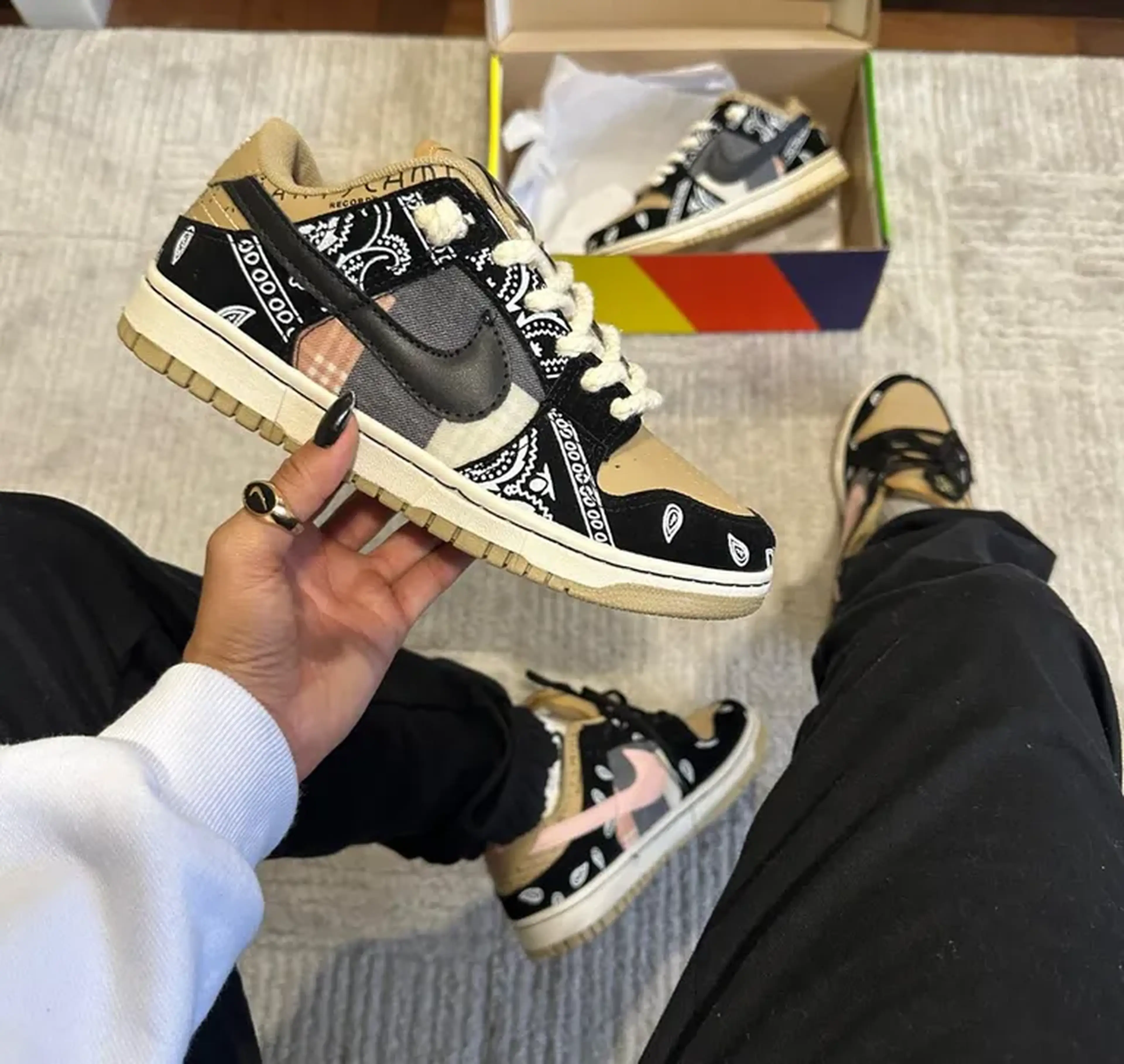 SB DUNK low Travis Scott imagem