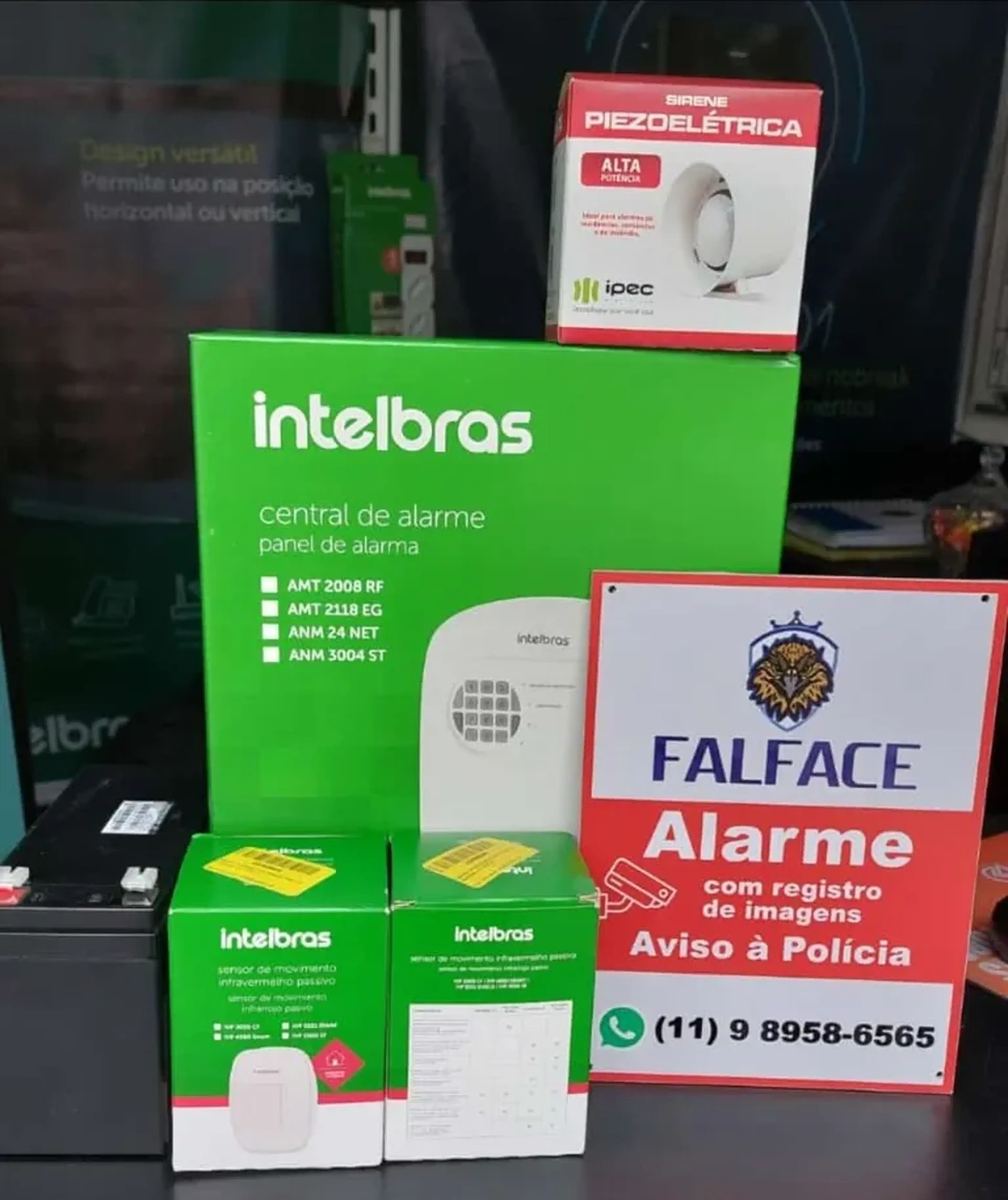 Kit alarme Intelbras imagem