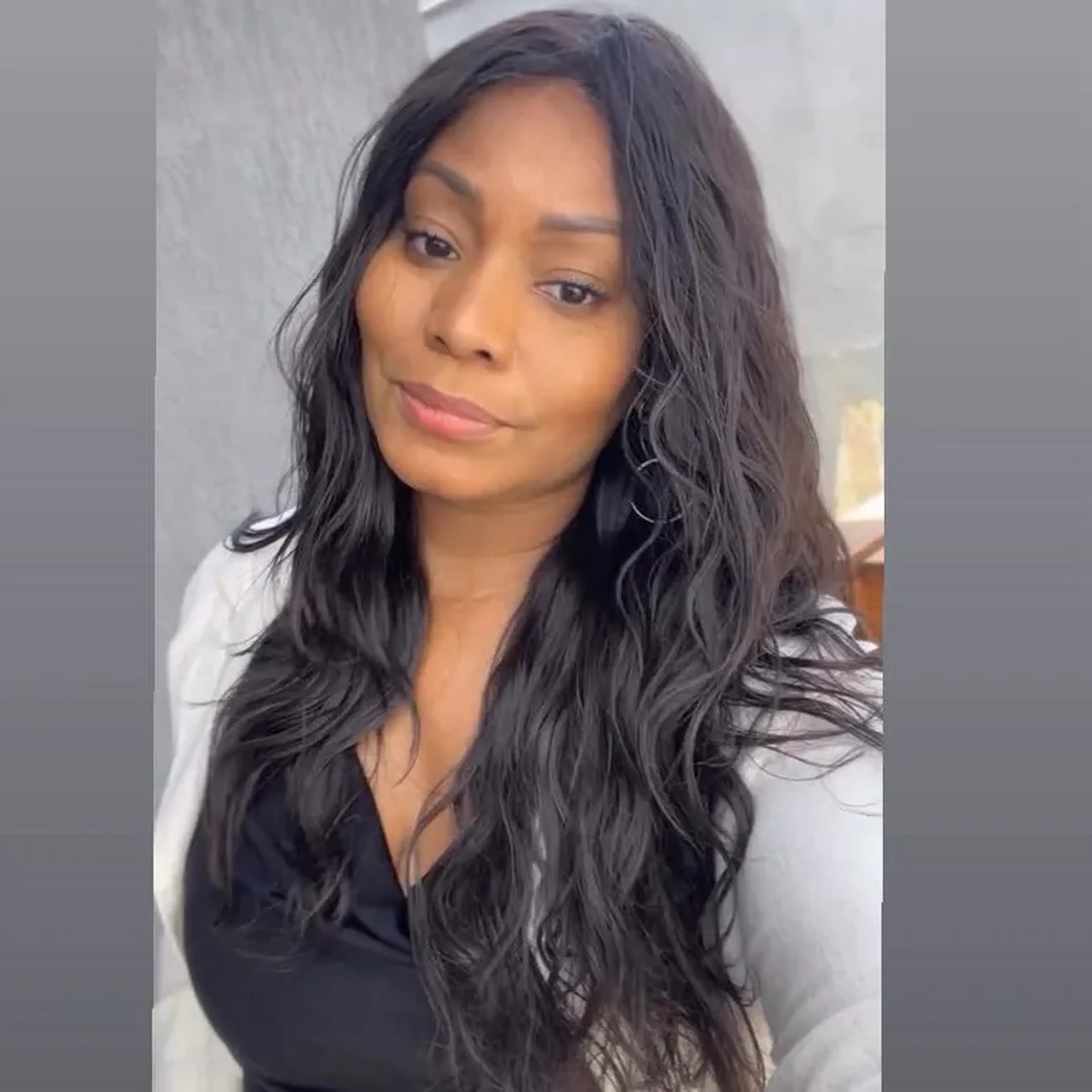 LACE FRONT HUMAN HAIR MISTA 60cm cor 4 chocolate imagem