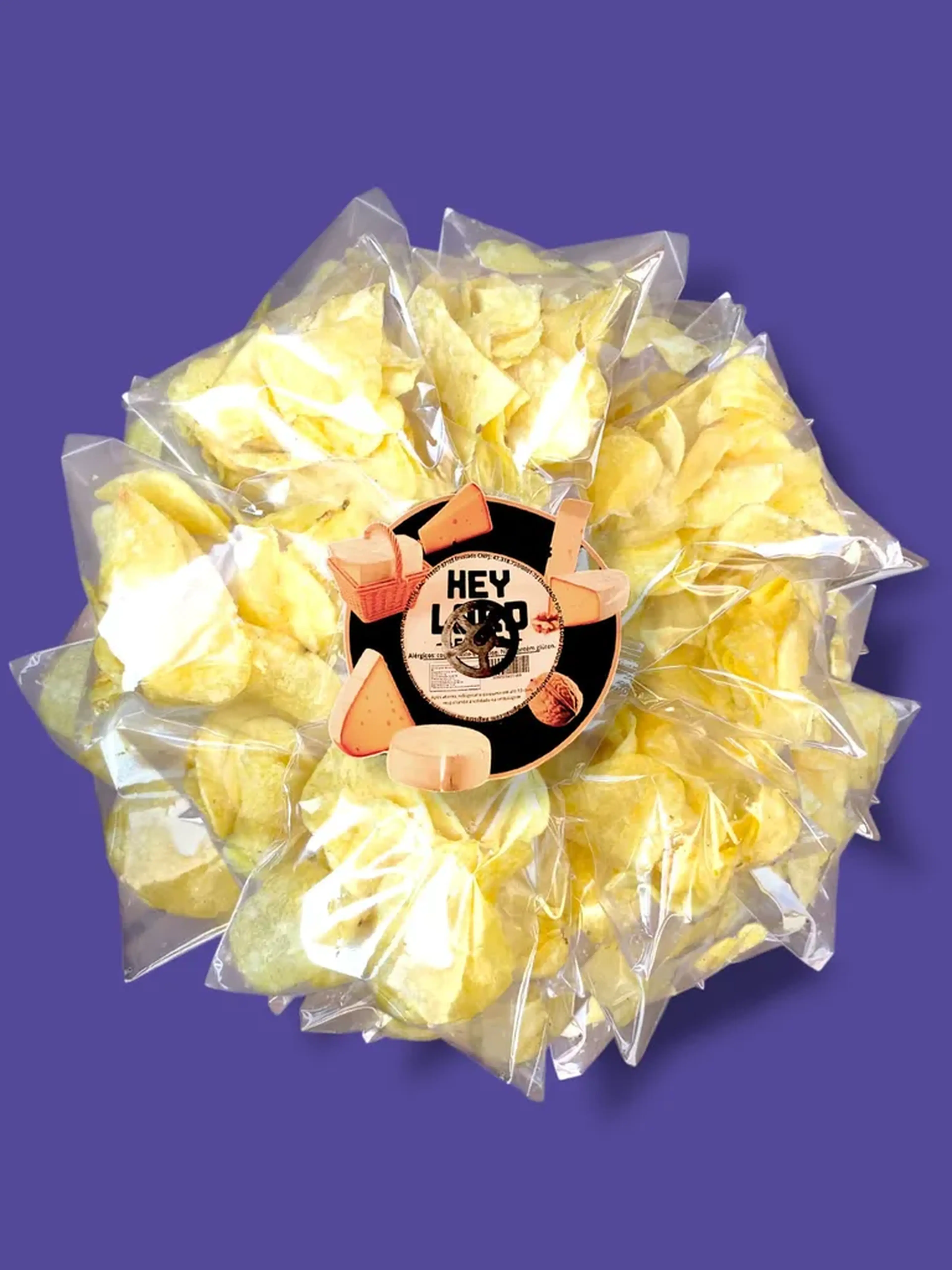 🥔4 Displays – 120 Pacotes de Batata Chips 20g por caixa imagem