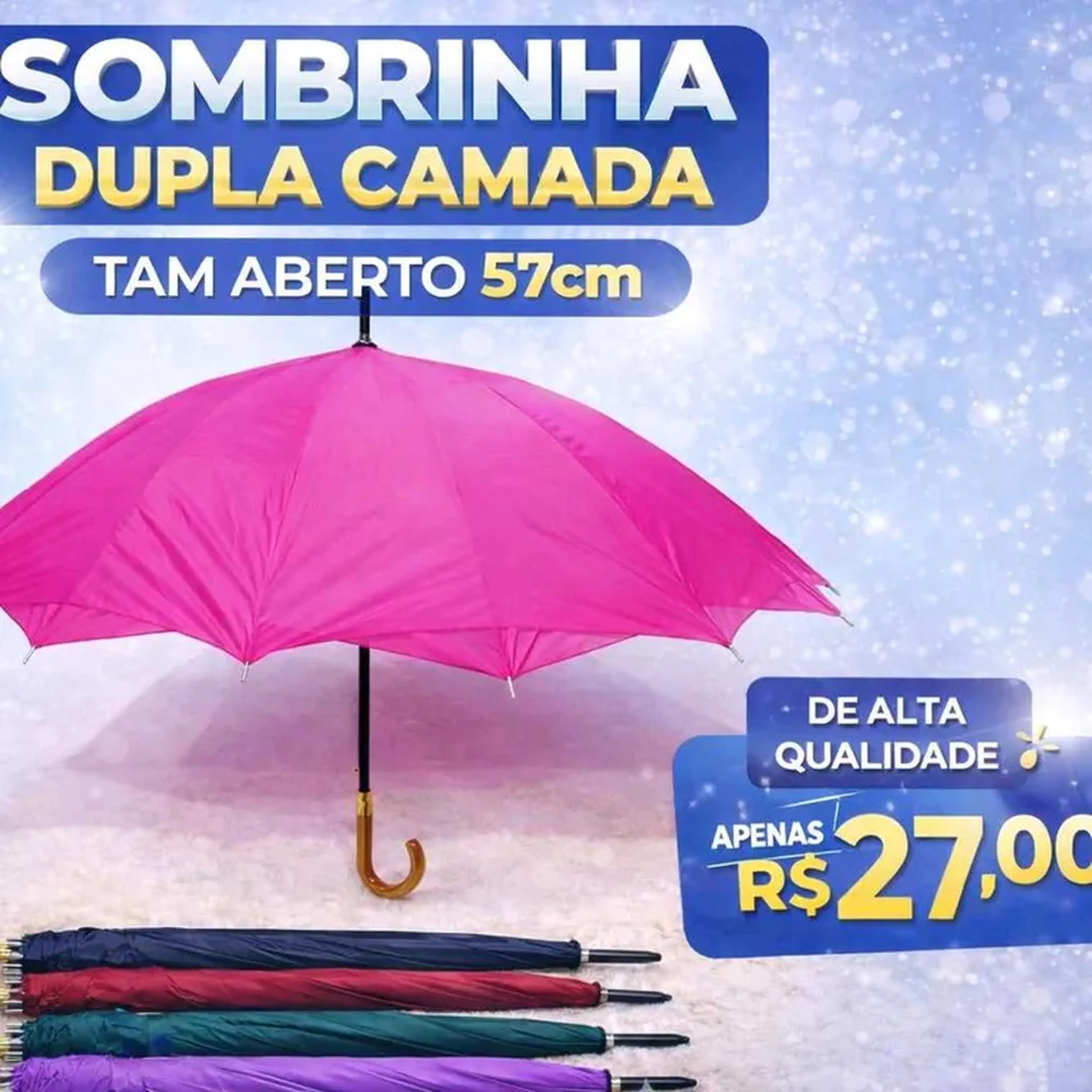 Sombrinha Dupla Camada imagem