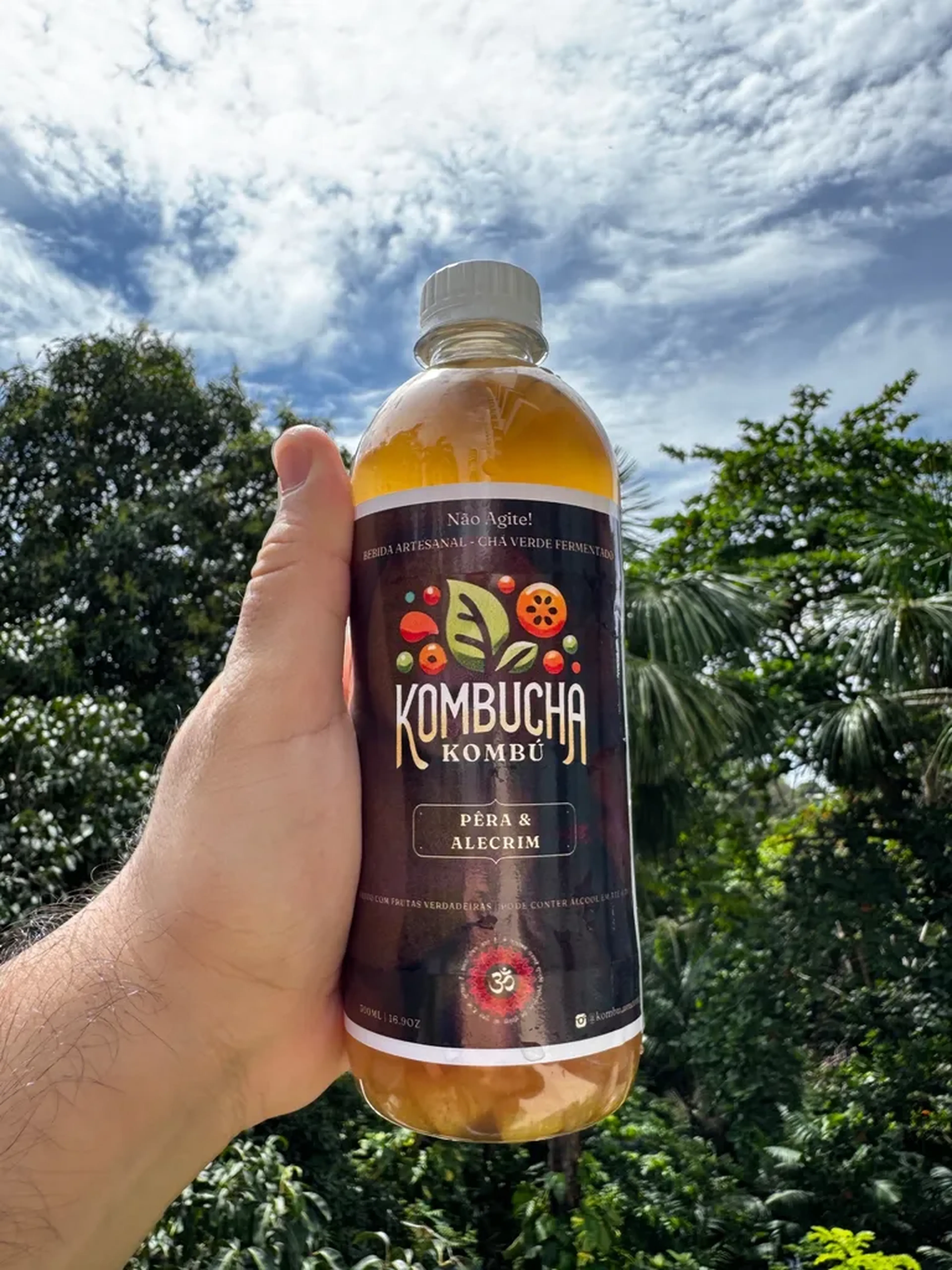 Kombucha de Pêra e Alecrim 500ml imagem