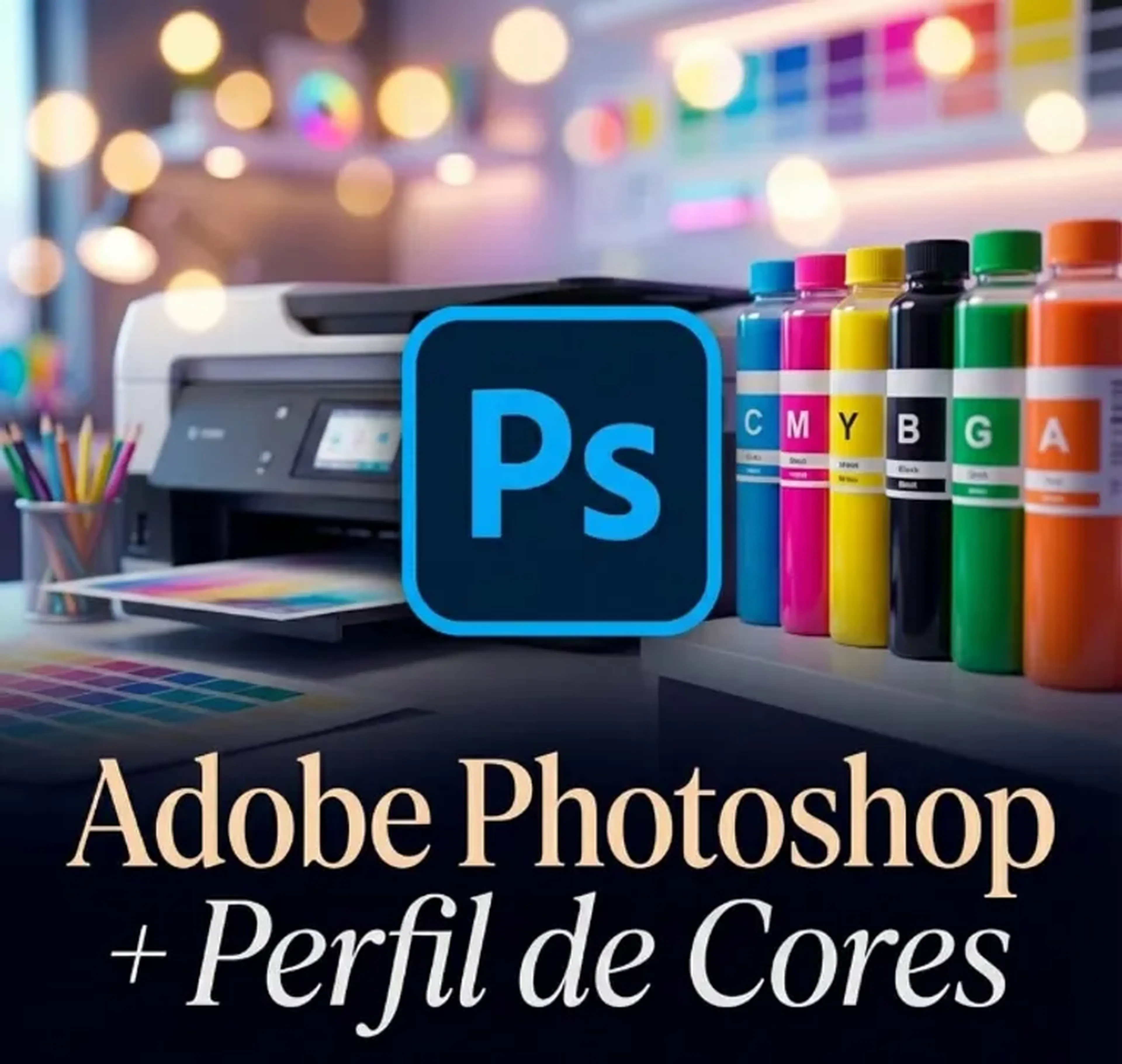 PHOTOSHOP 2026 + PERFIL DE CORES imagem