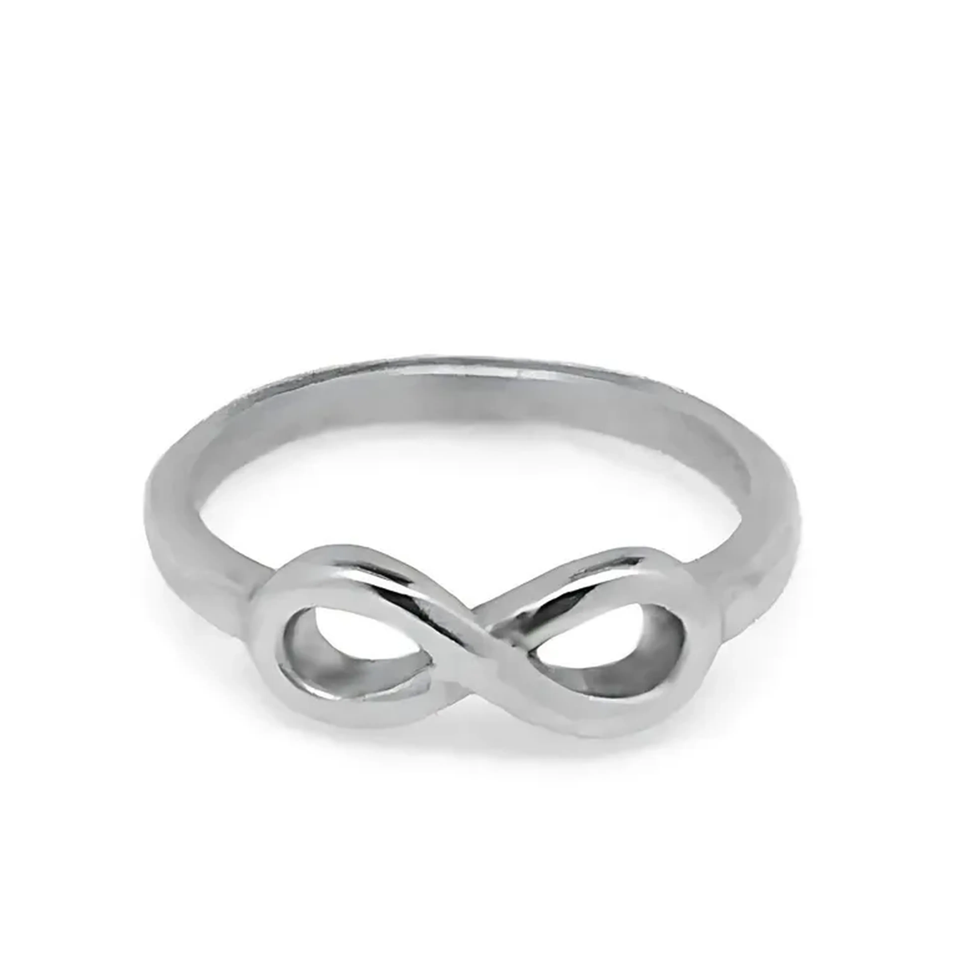Anel de Prata 925 com Símbolo do Infinito: Um Elo de Amor Eterno imagem