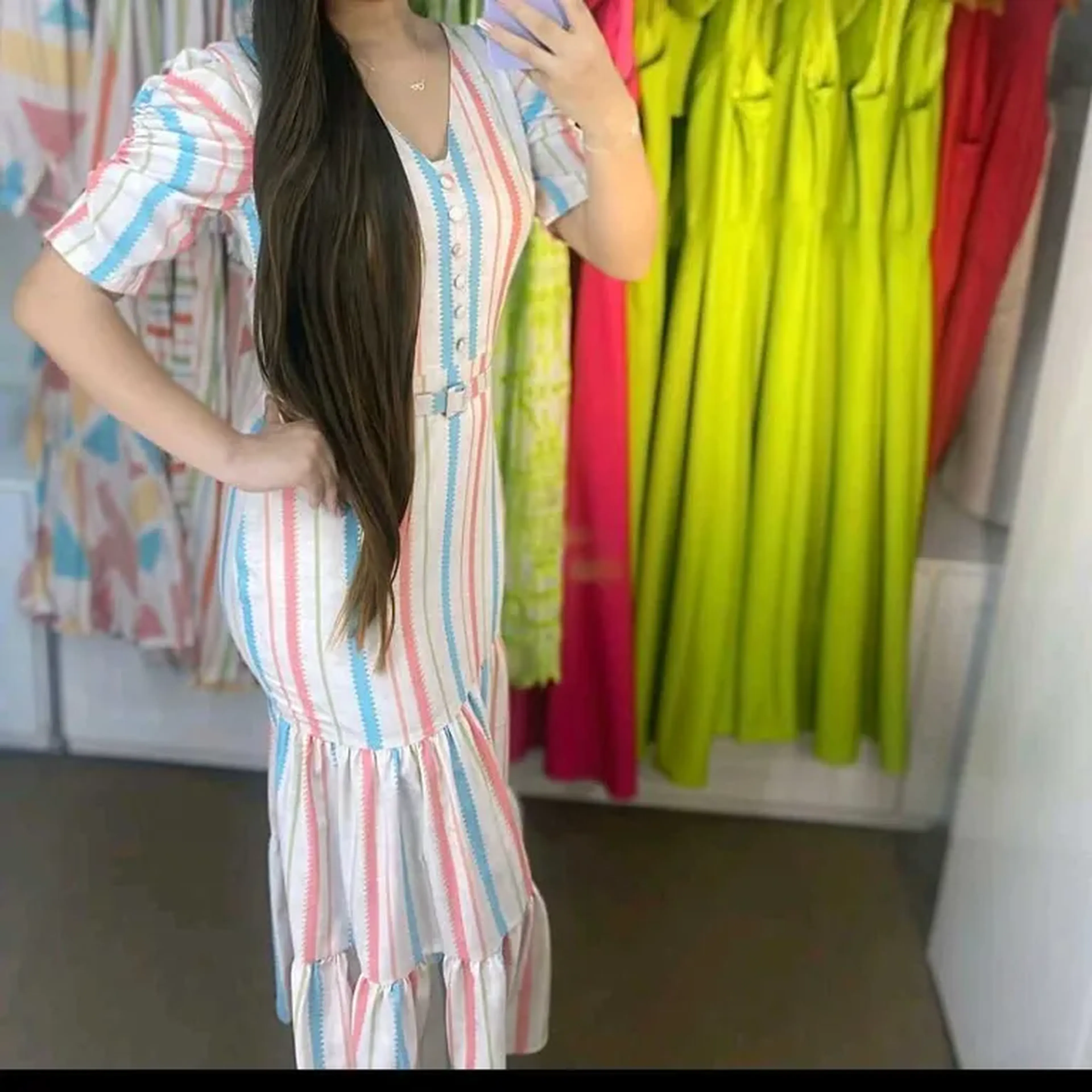vestido midi imagem