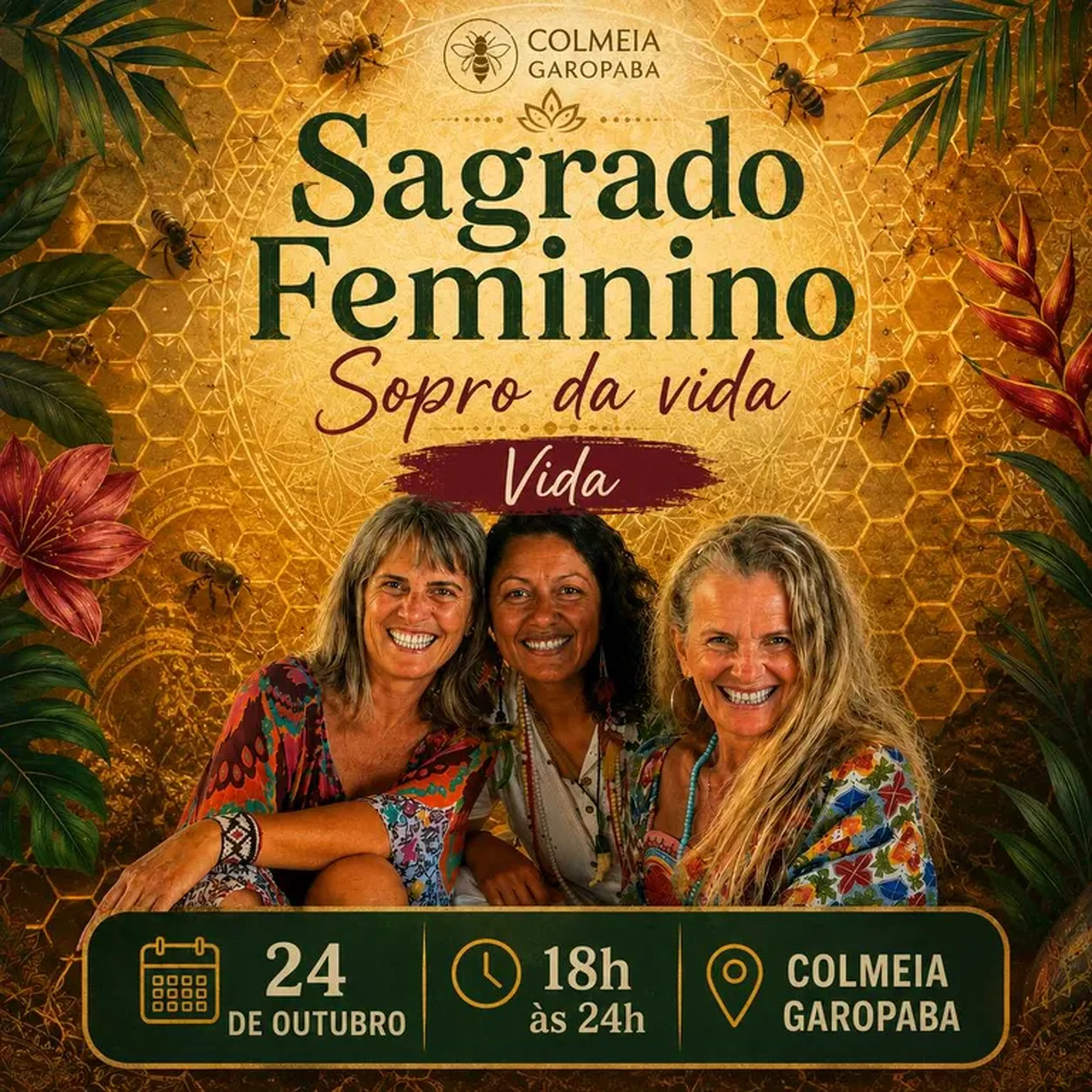 Sagrado Feminino, sopro da vida - 24 de outubro imagem