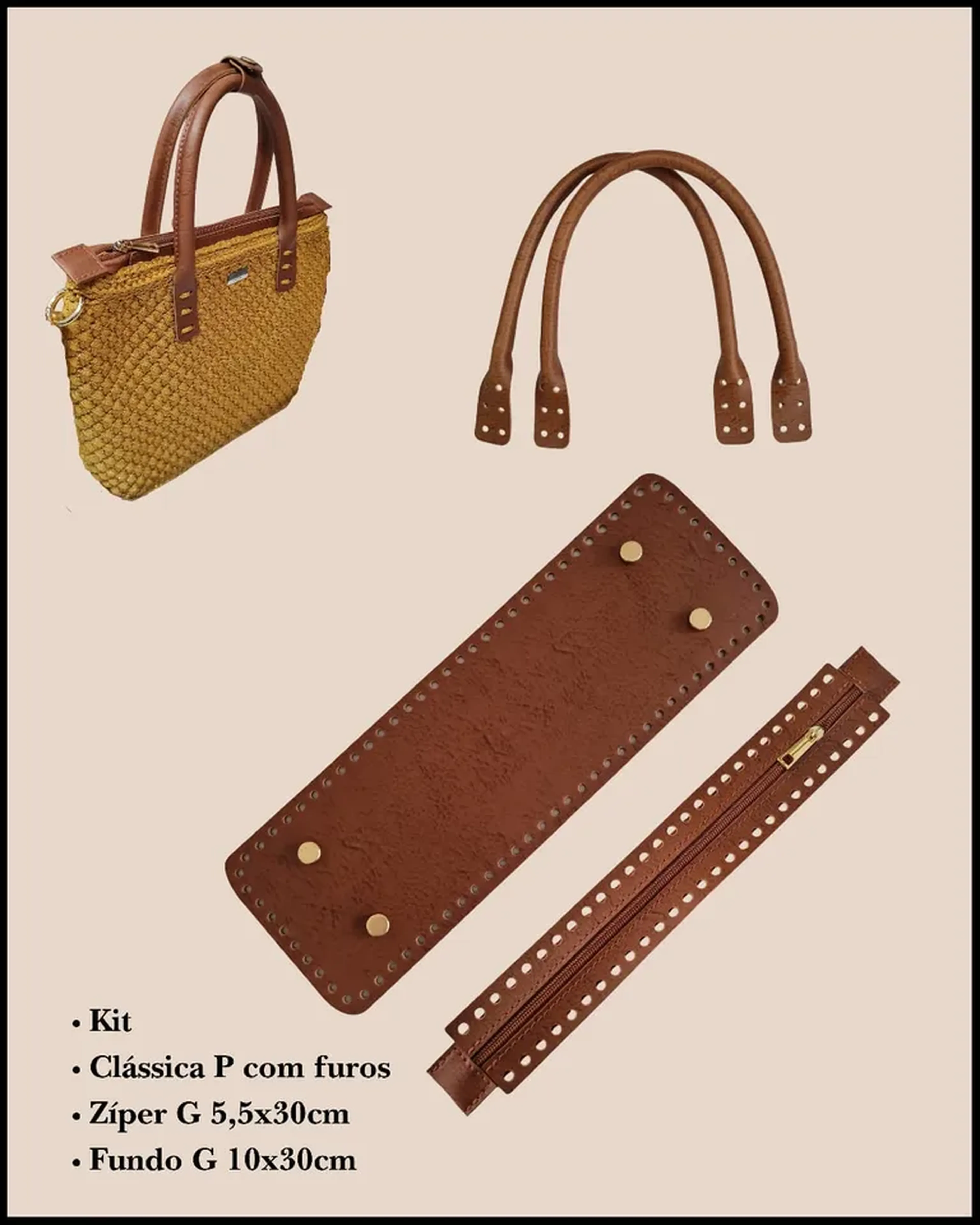 Kit Bolsa Chloe imagem
