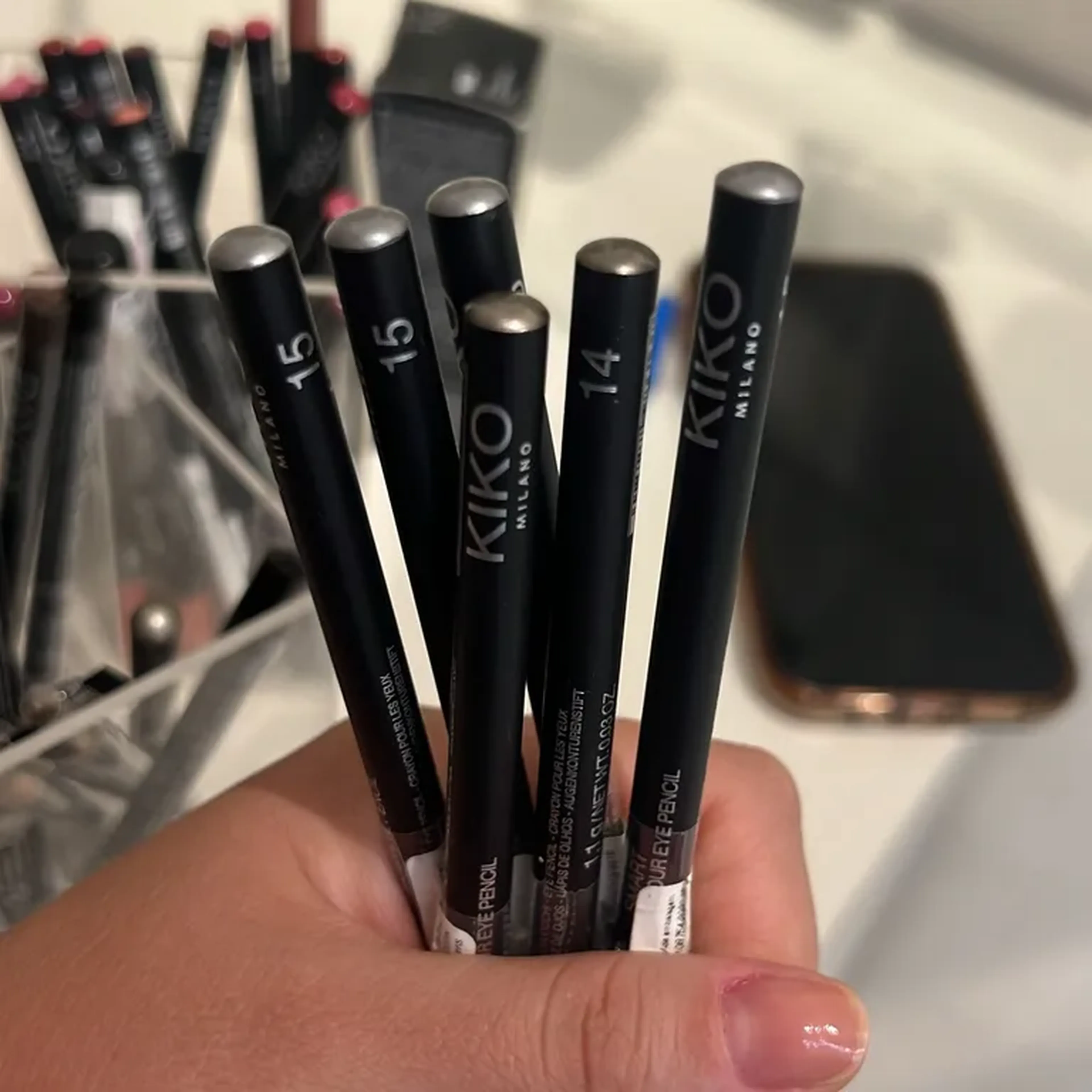 color eye Pencil ( dourado prata) imagem