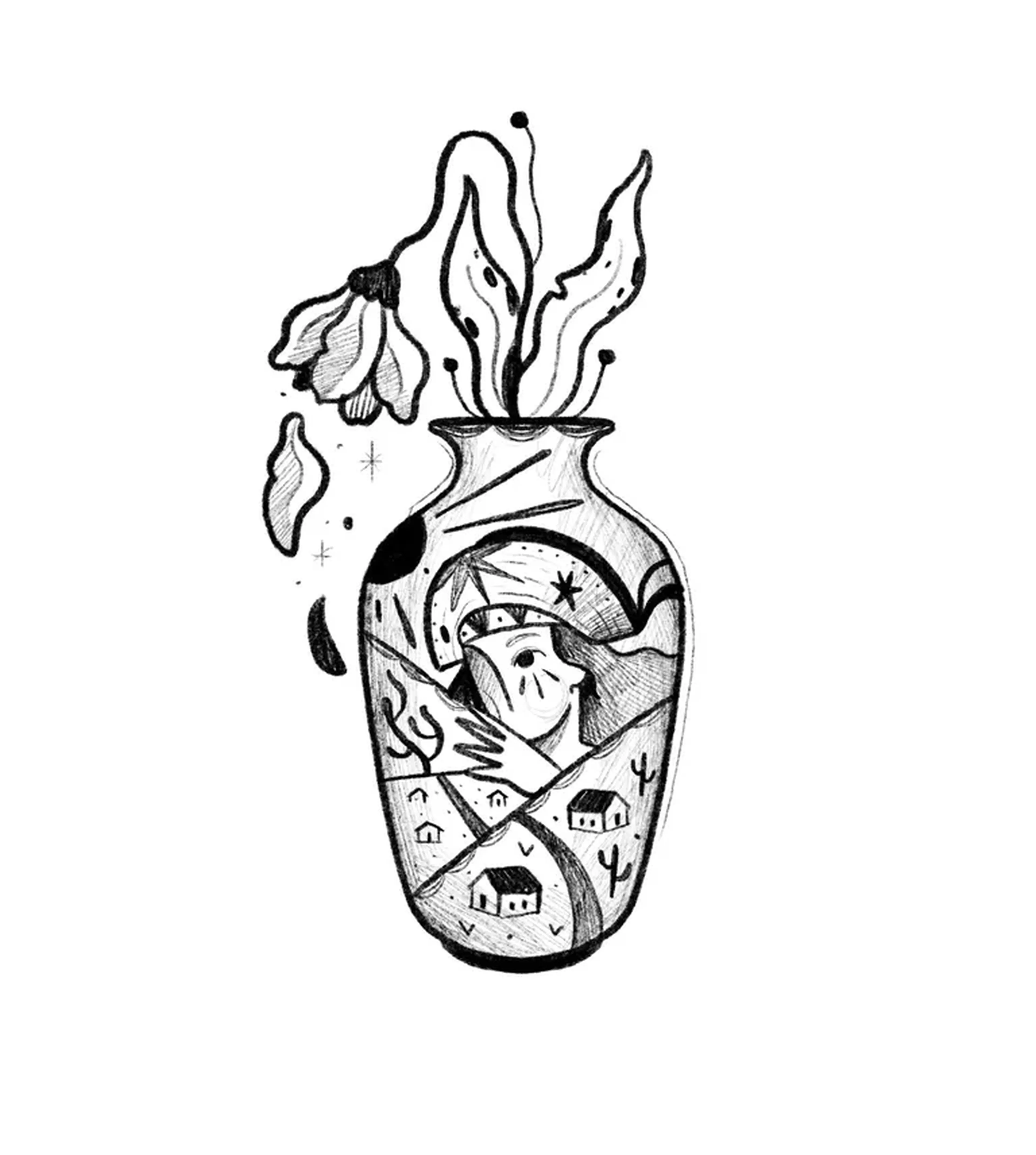 Vaso com flor imagem