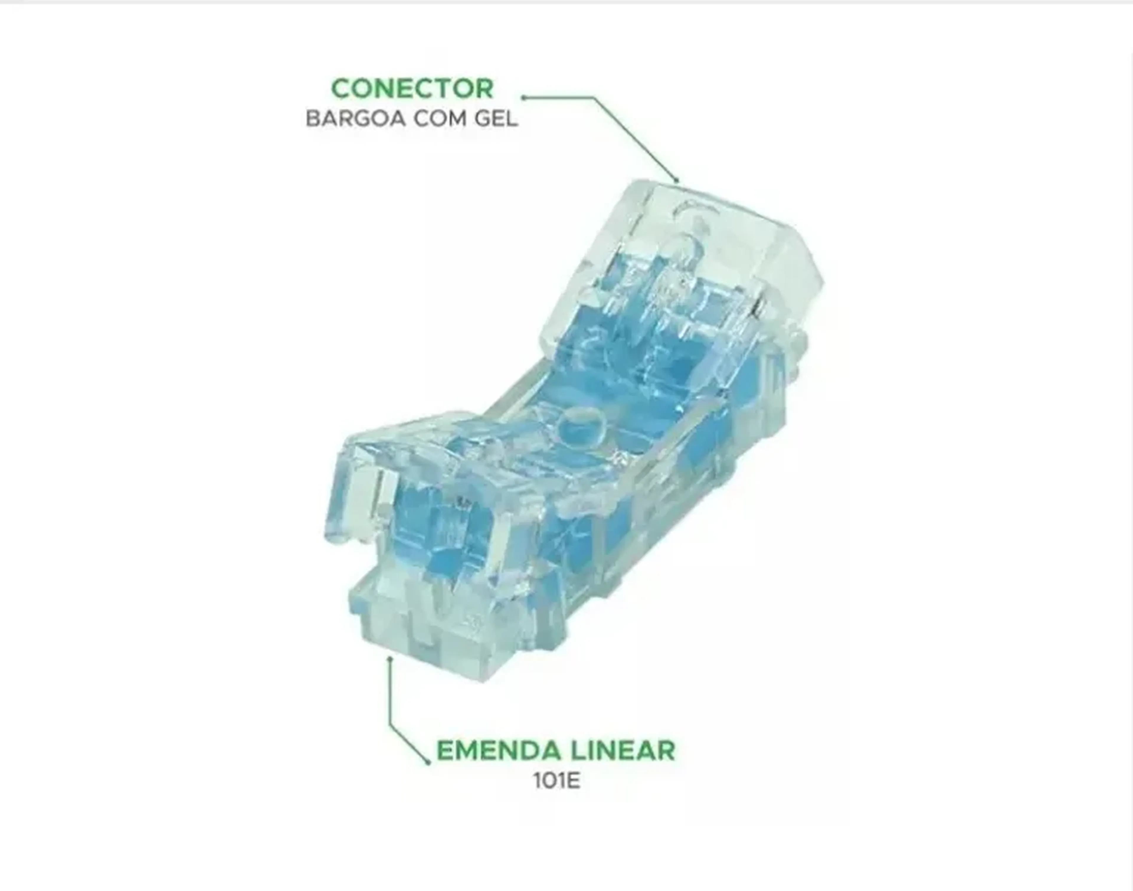 Conector Linear De Emenda 101e Com Gel Bargoa imagem