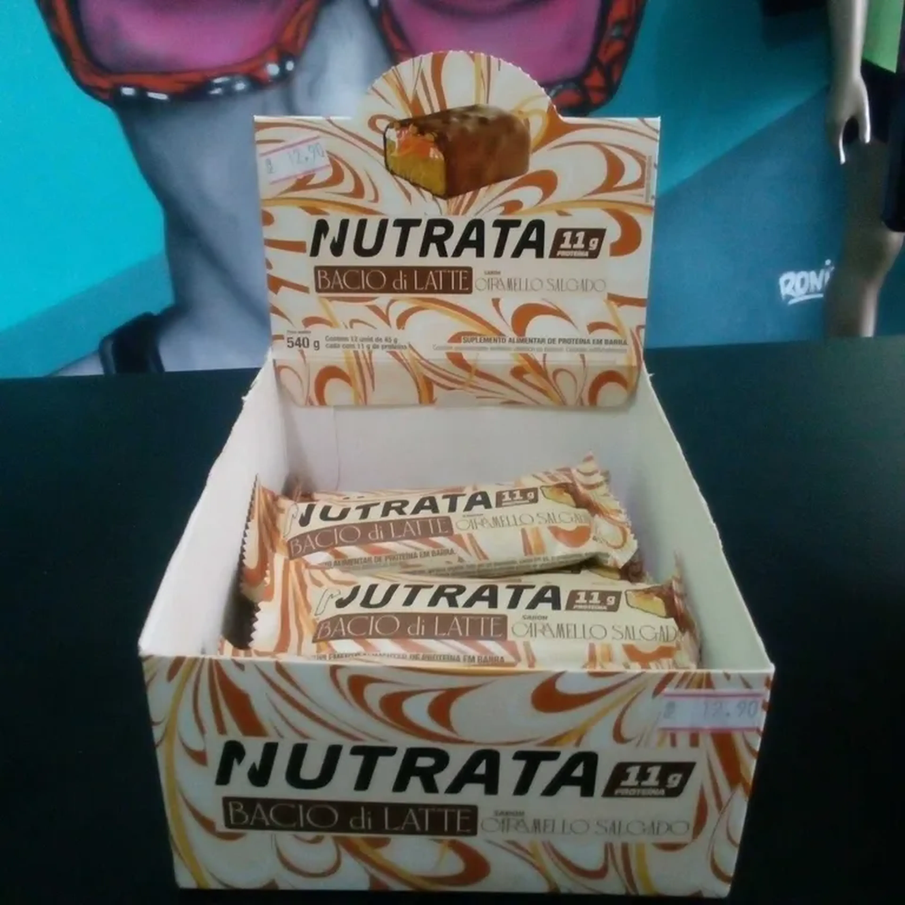 BARRINHA NUTRATA CARAMELO SALGADO ou HAVANNA DOCE DE LEITE imagem