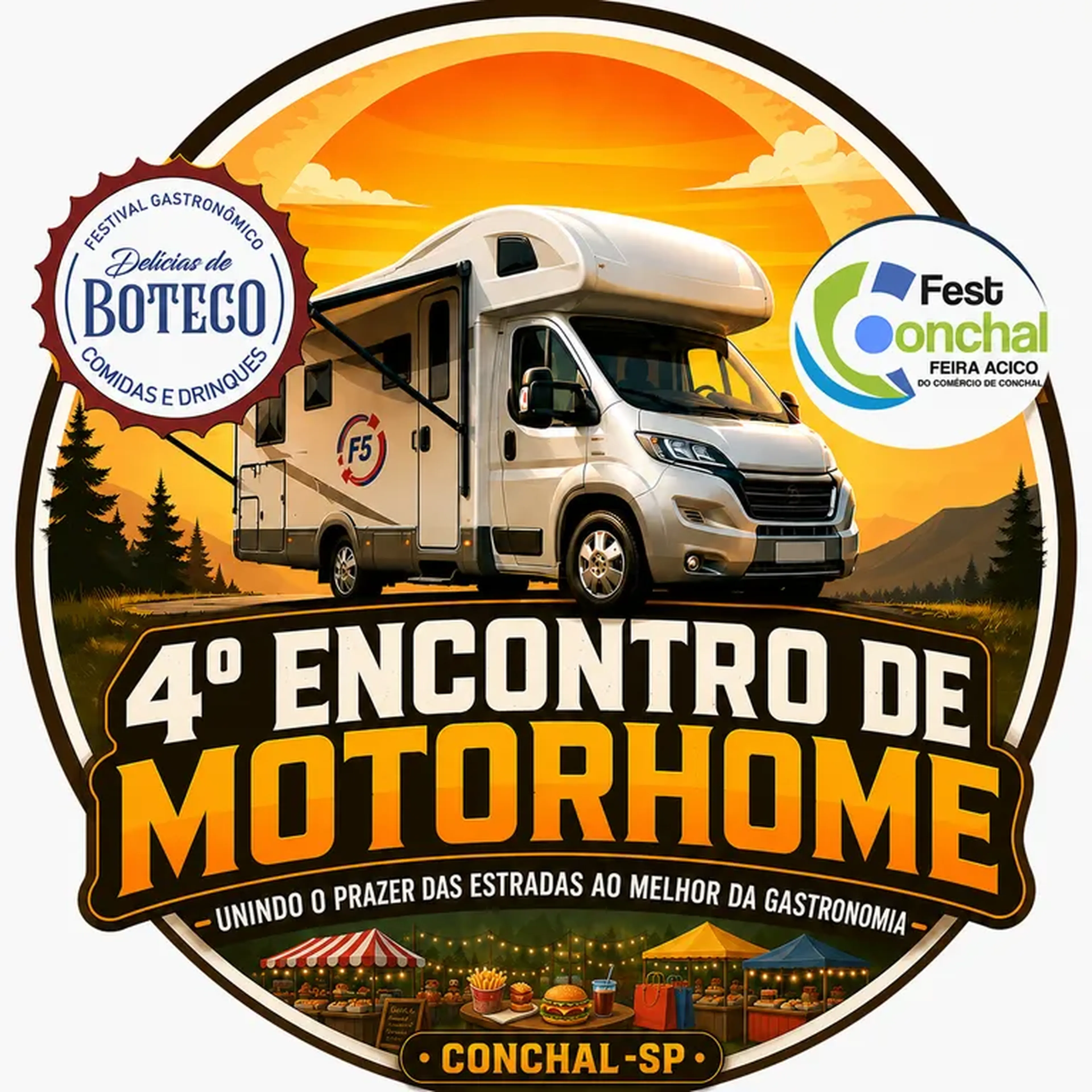 Inscrição: 4º Encontro de Motorhome de Conchal SP - Edição 2026 imagem