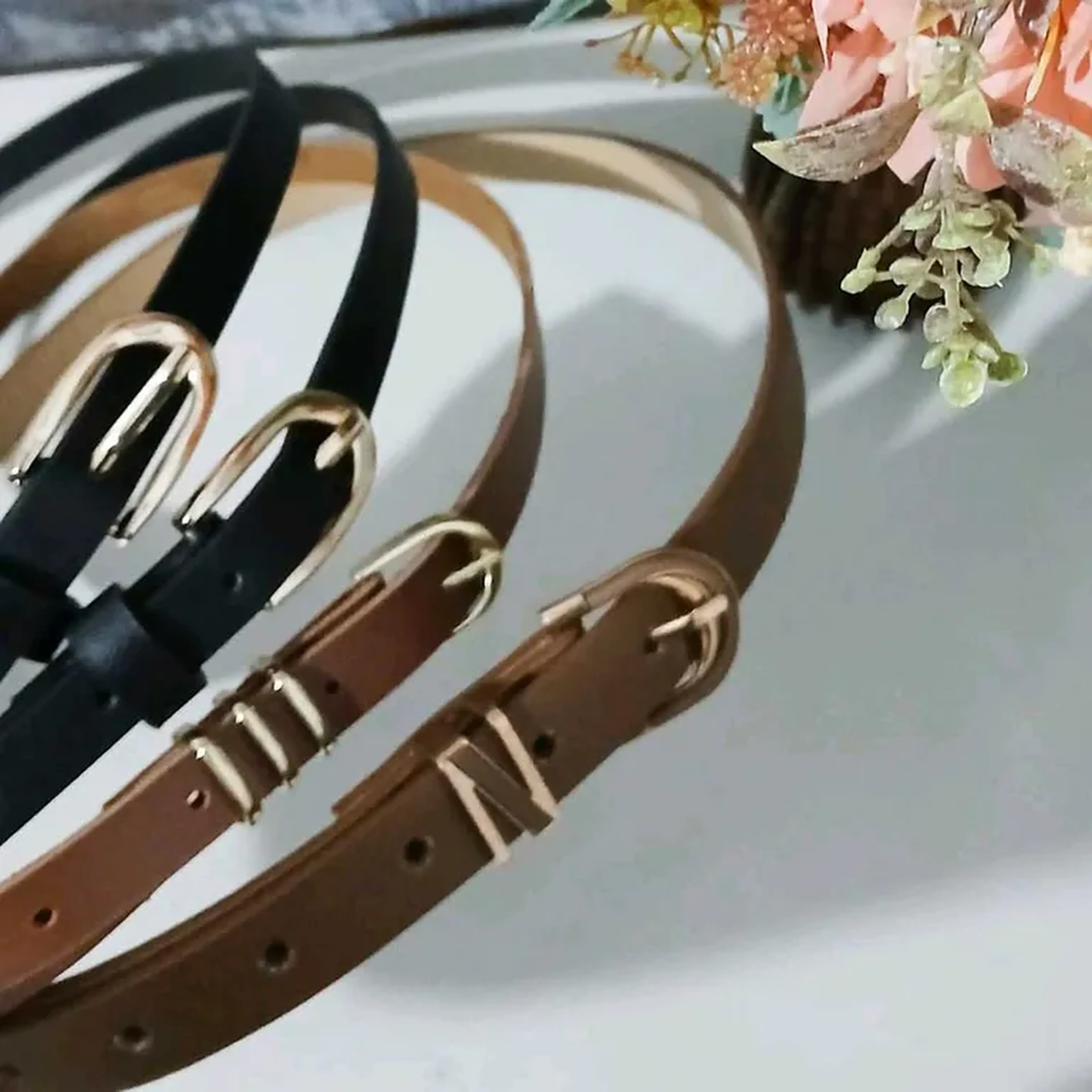 Cinto Fivela Dourado imagem