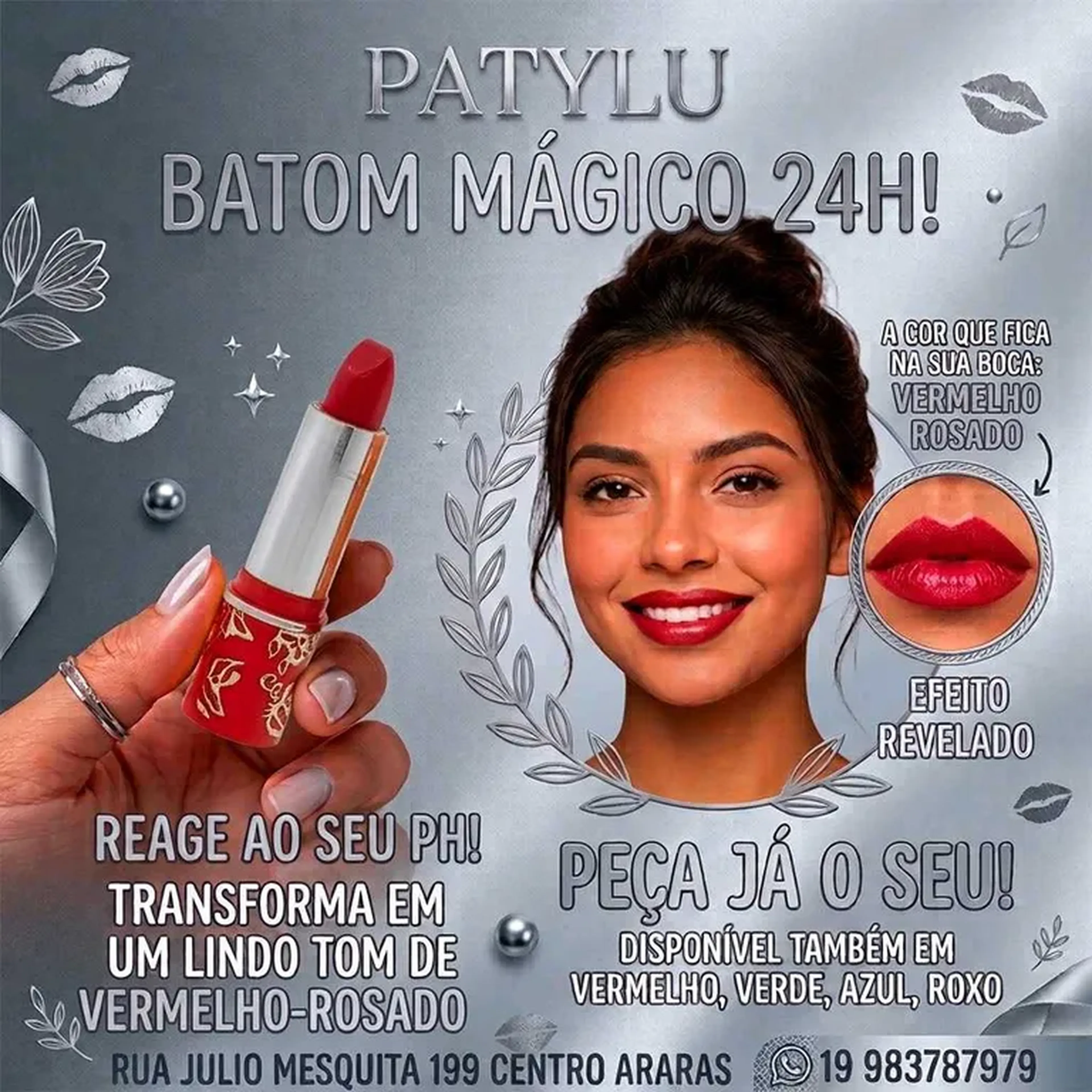 Batom 24 horas Vermelho imagem