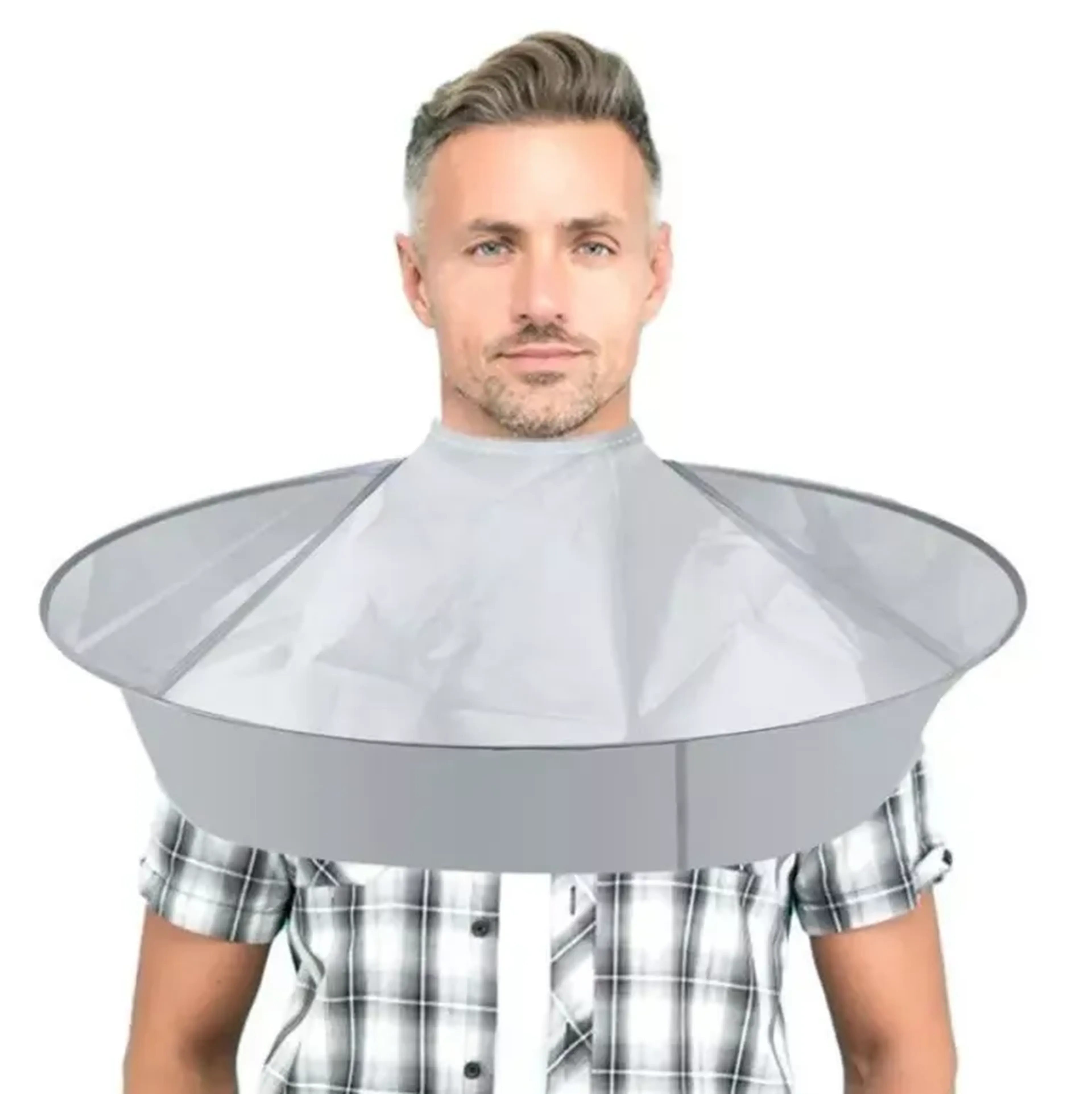 Capa de Corte Curta Profissional – Ideal para Barbeiros e Salões imagem