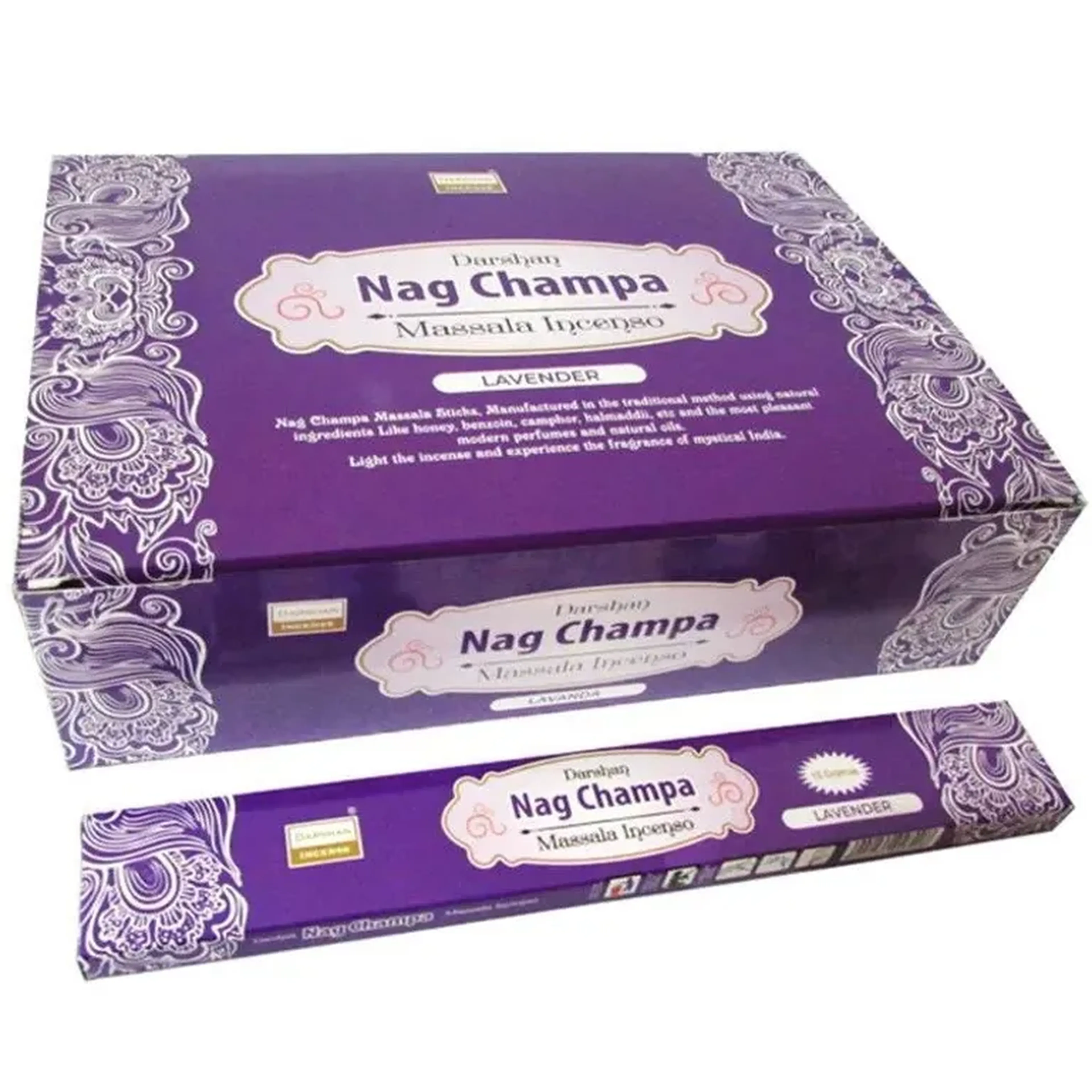 Incenso Massala Nag Champa - Lavanda imagem