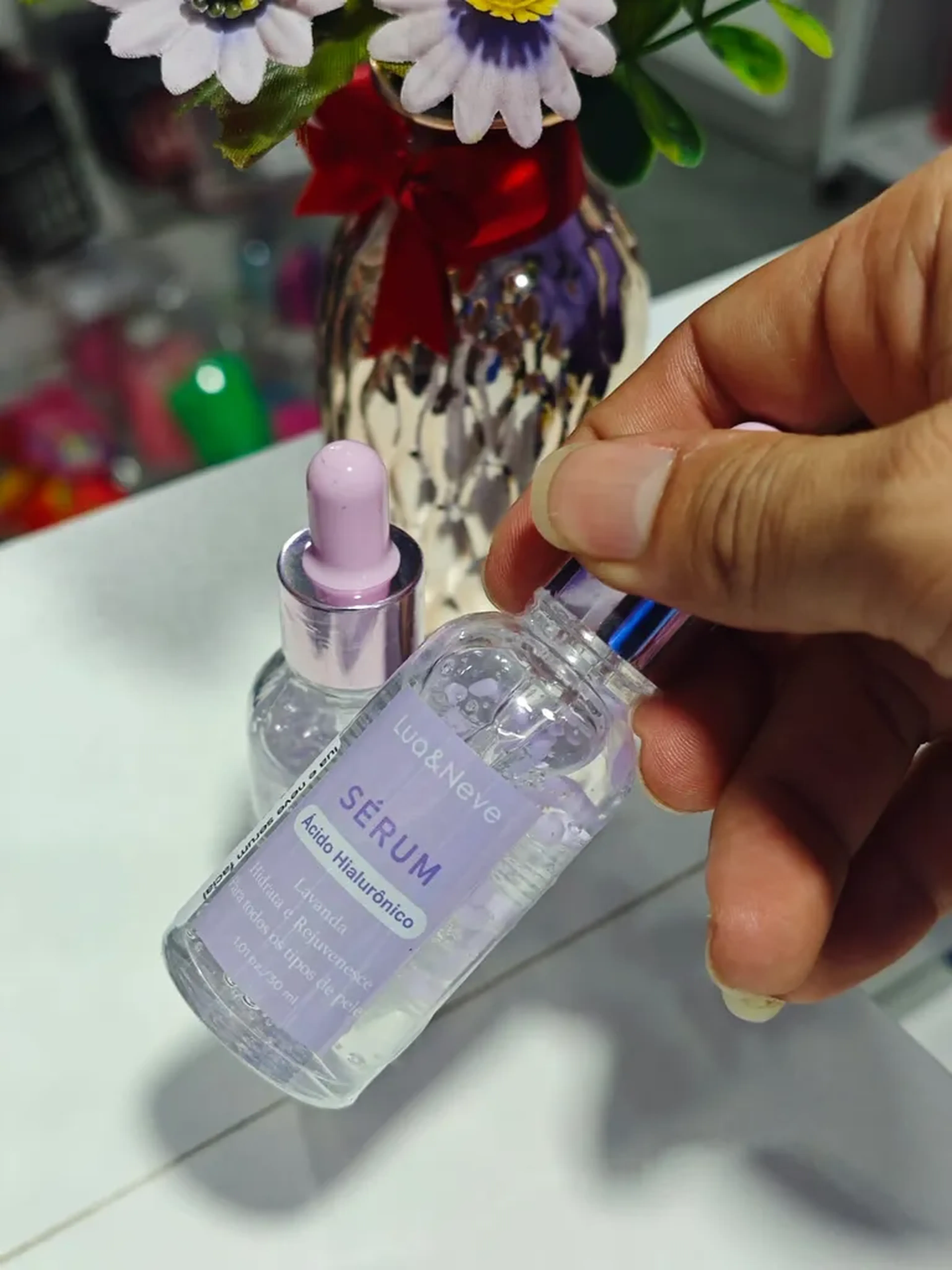 Sérum facial lua e neve imagem