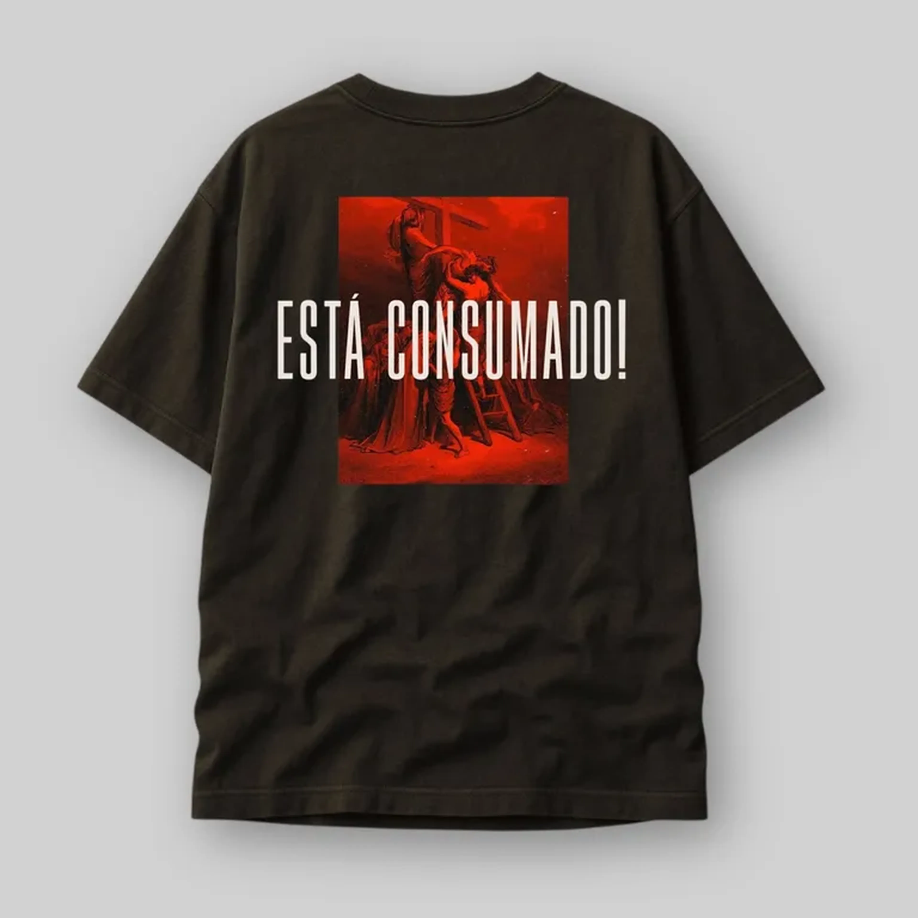 Camiseta Oversized Está Consumado imagem