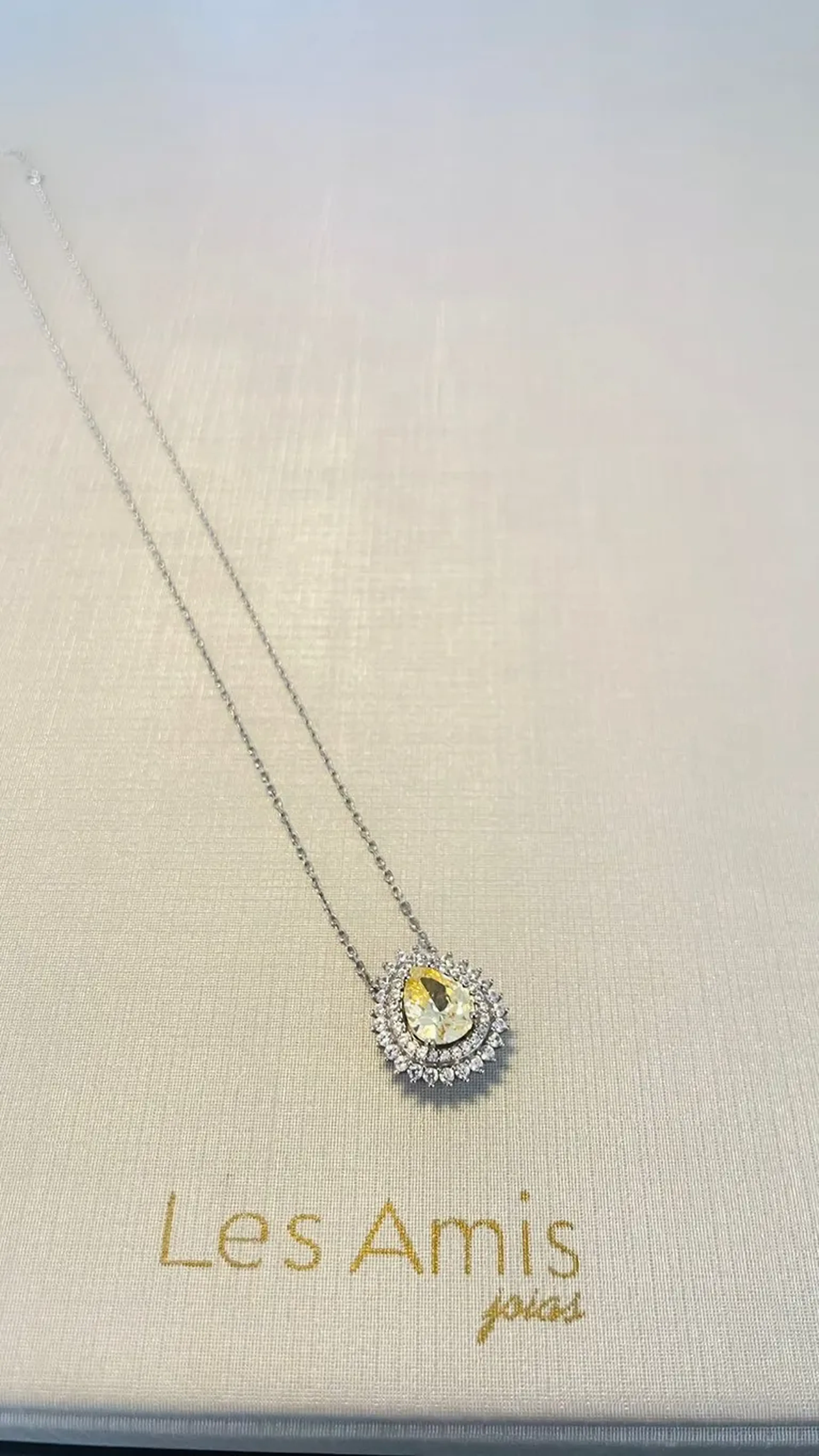 Colar em Prata 925 Yellow Fancy imagem