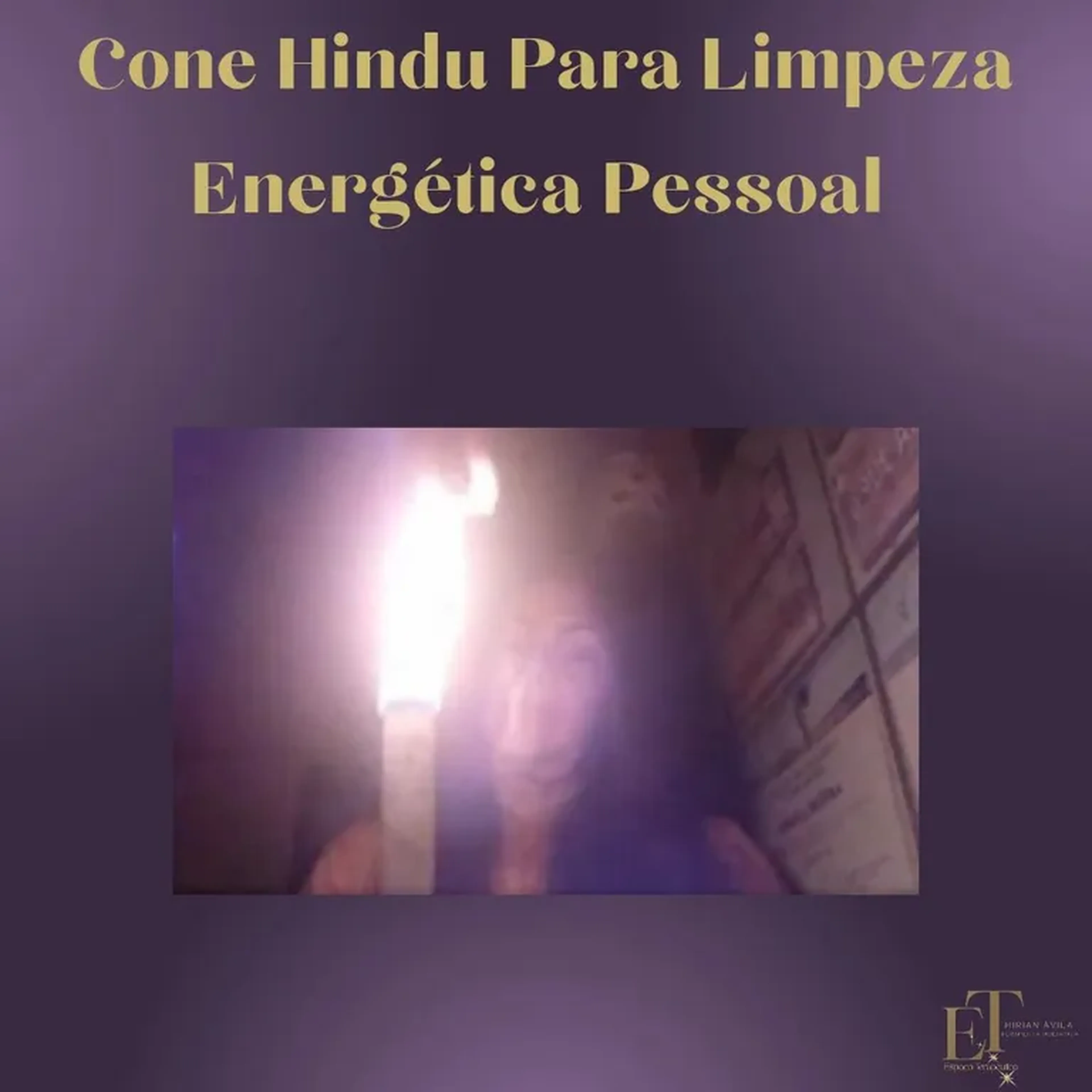 Cone Hindu Para Limpeza Energética Pessoal imagem