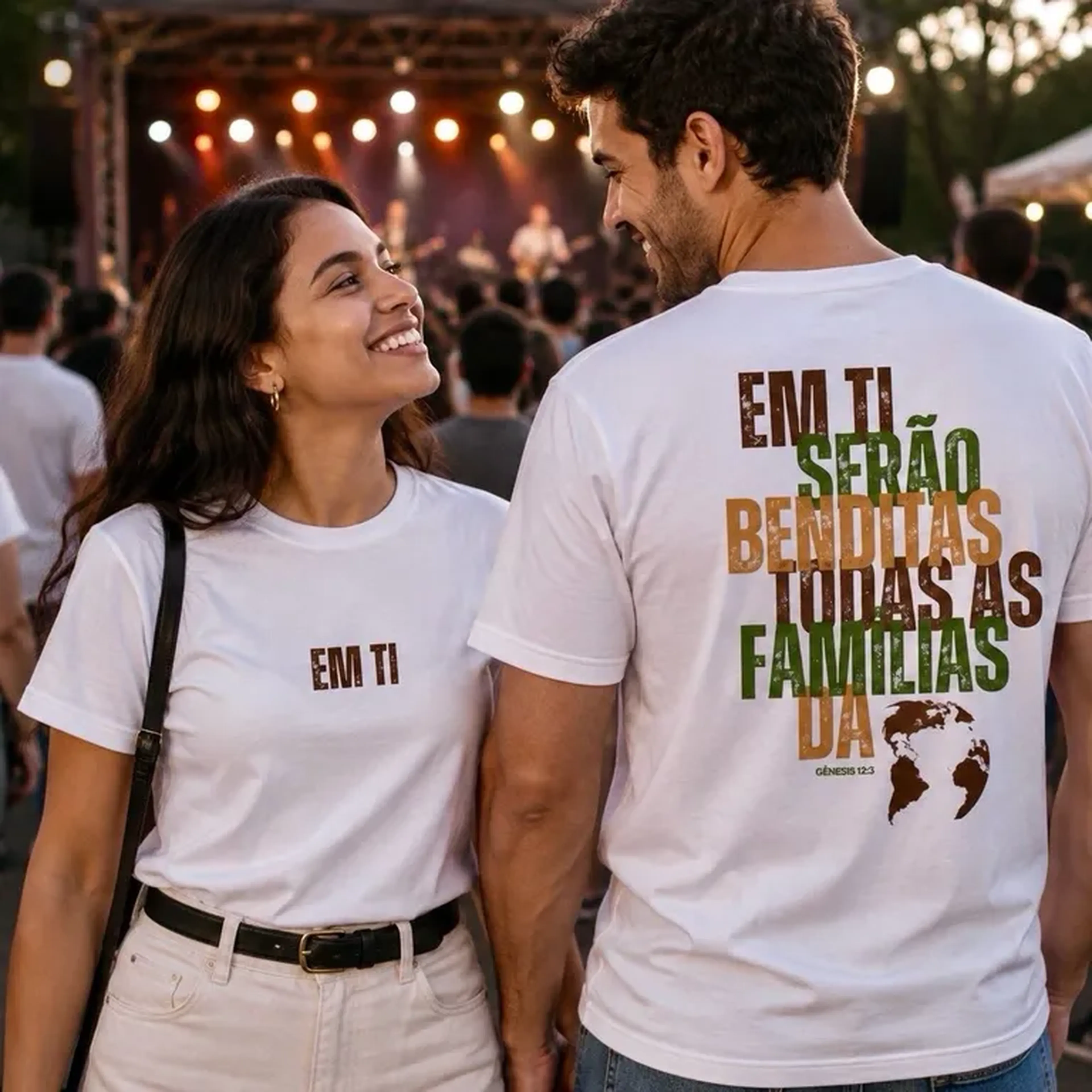 Camisa Em Ti - 100% algodão - OFF imagem