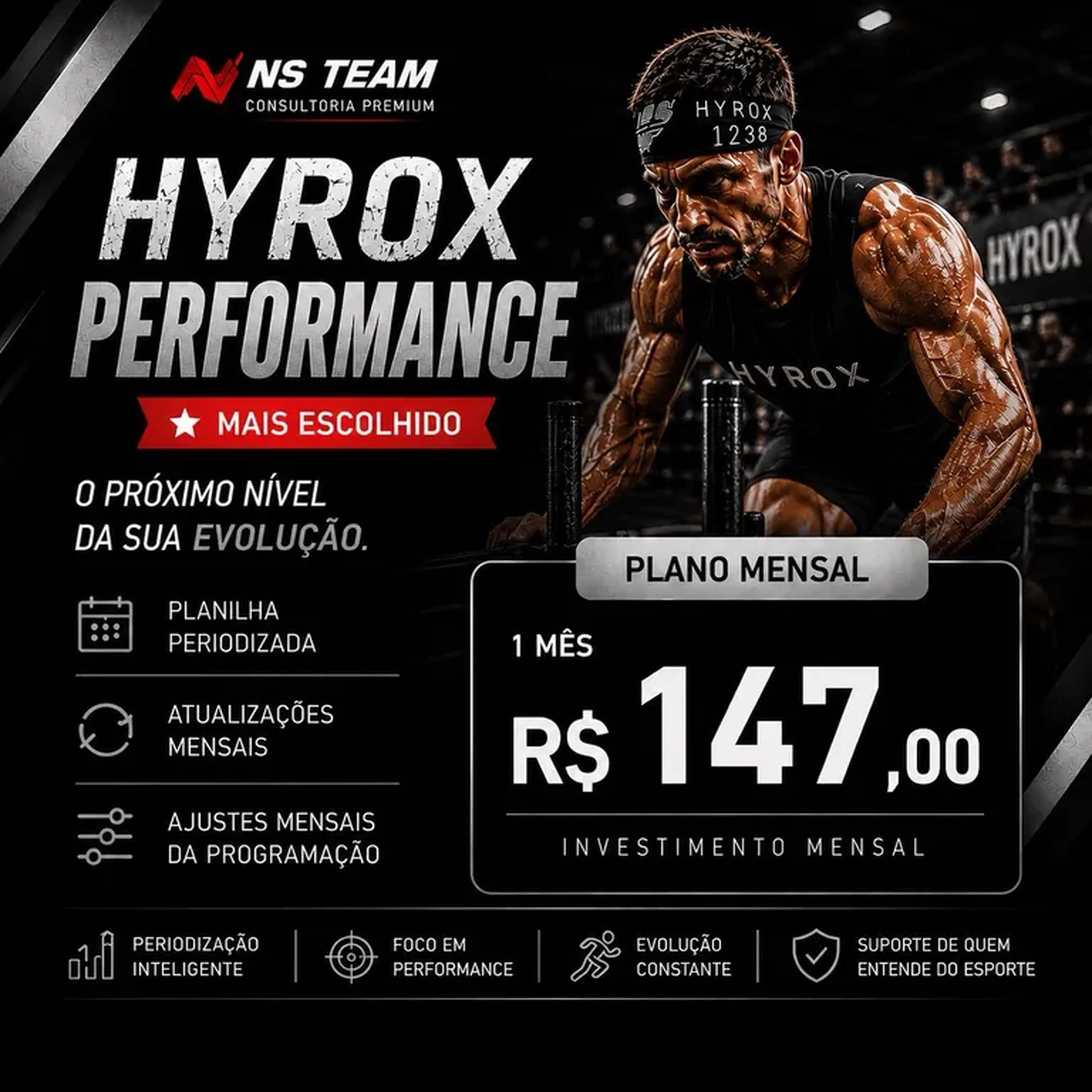 HYROX PERFORMANCE - Mensal imagem