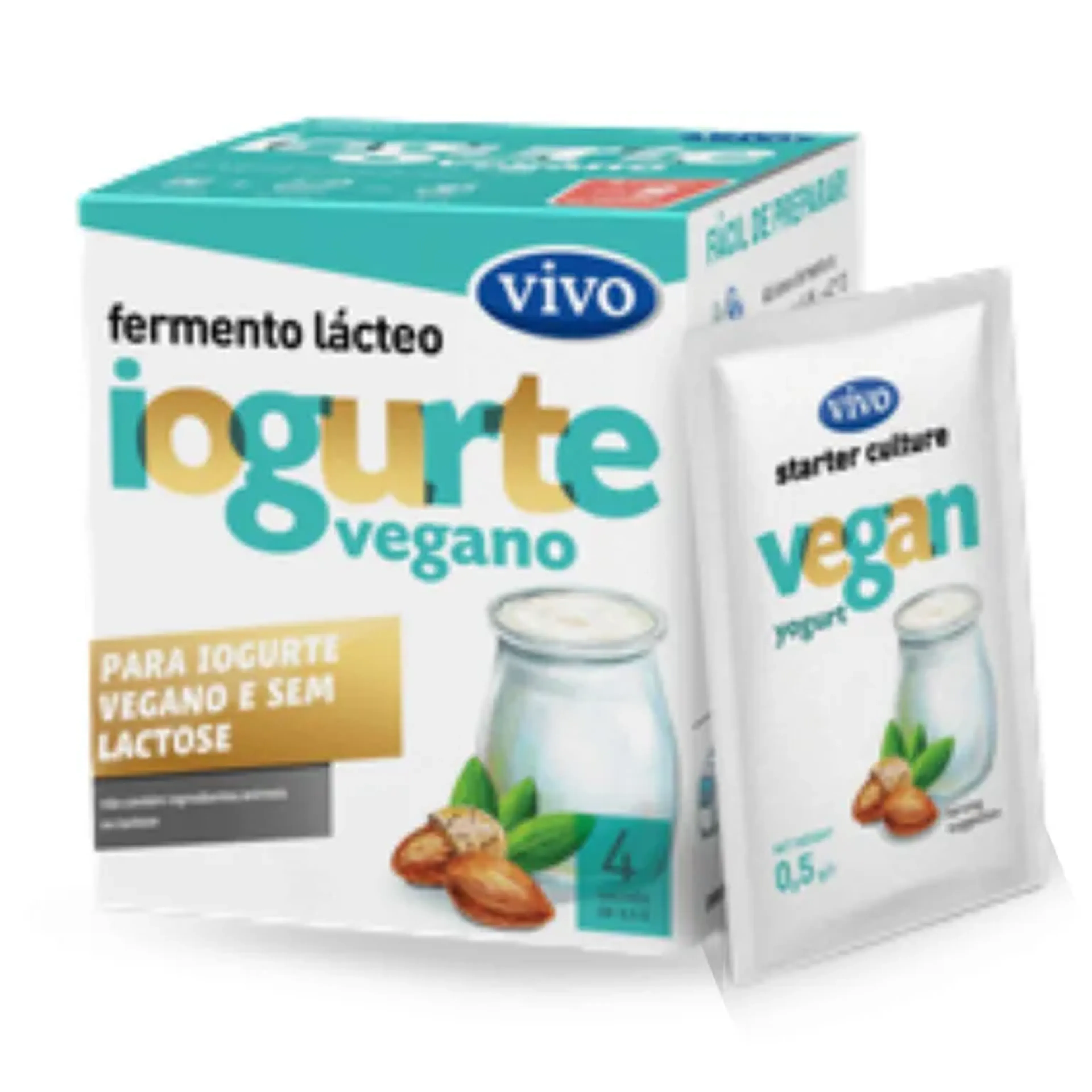 Fermento Lácteo Iogurte Vegano VIVO imagem