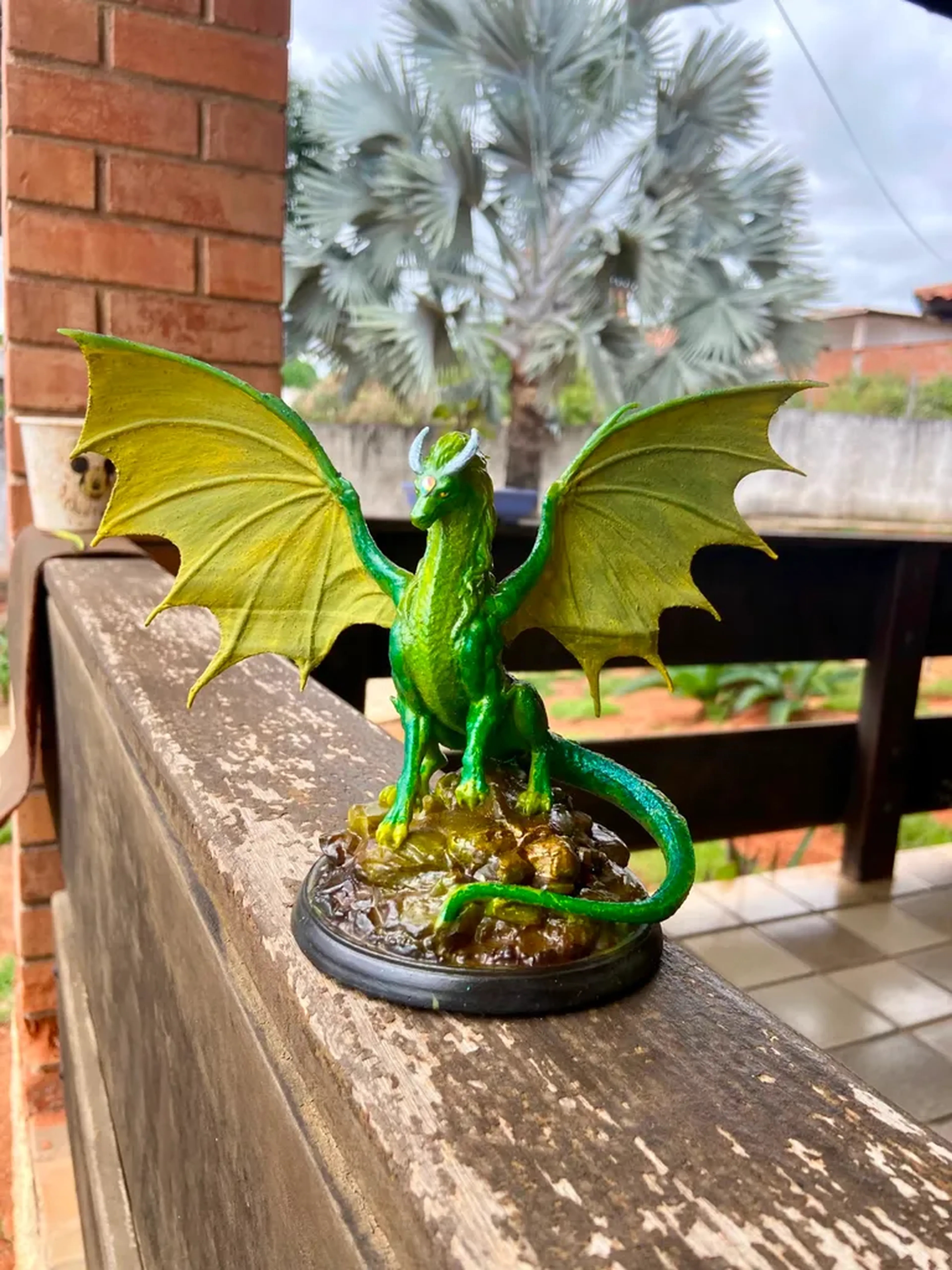 Dragão Verde Esmeralda- V2 imagem