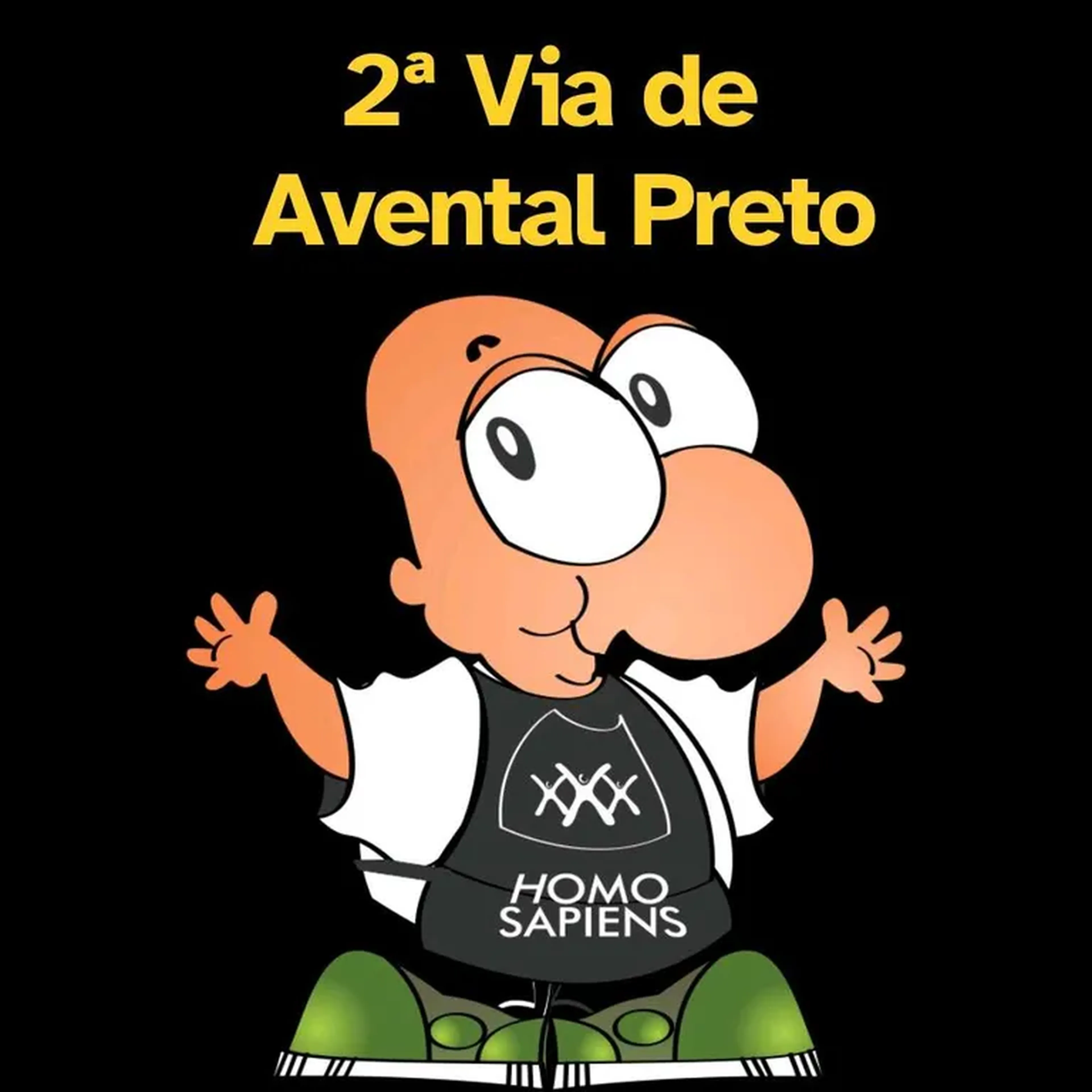 2ª Via de Avental Preto imagem