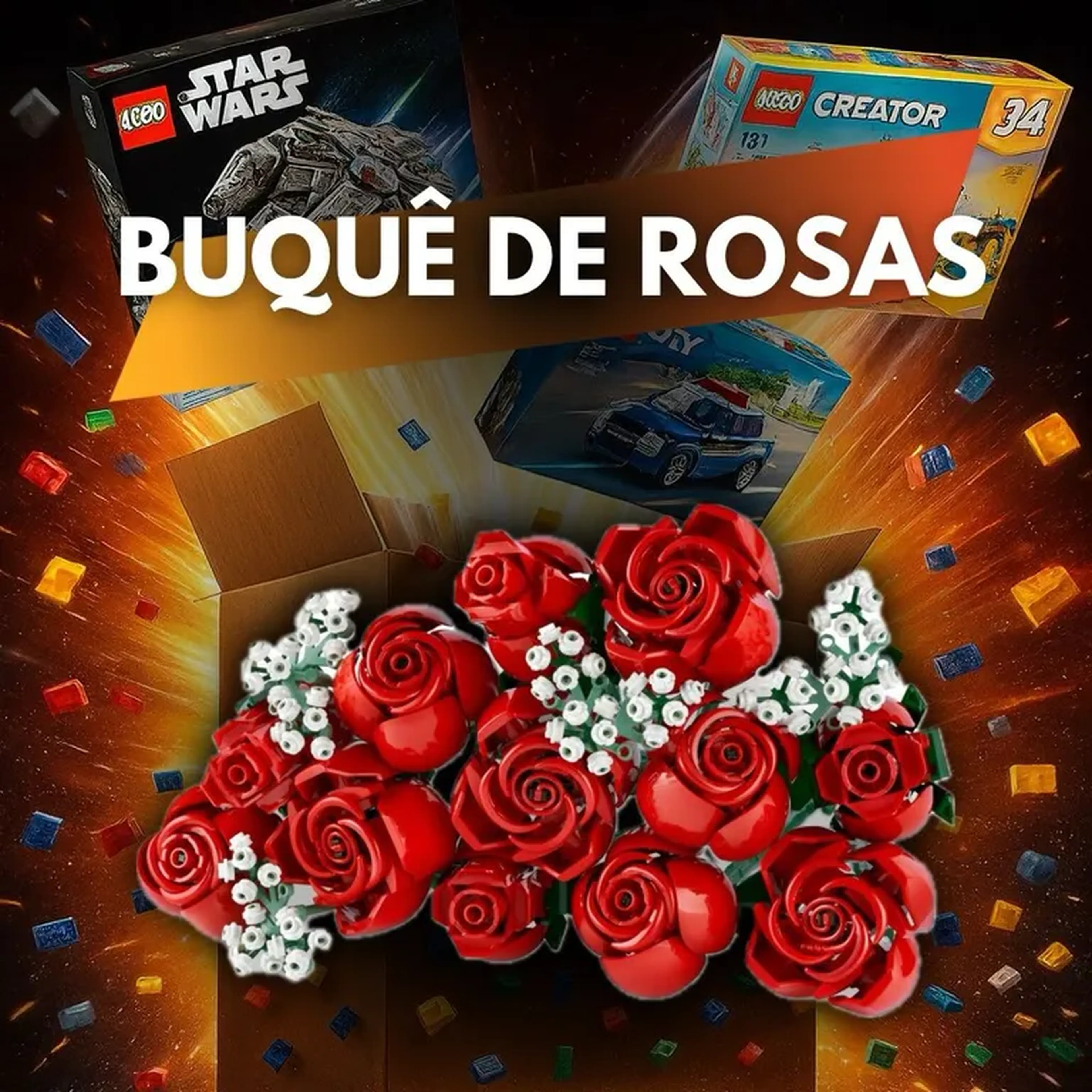 LEGO BUQUÊ DE ROSAS imagem
